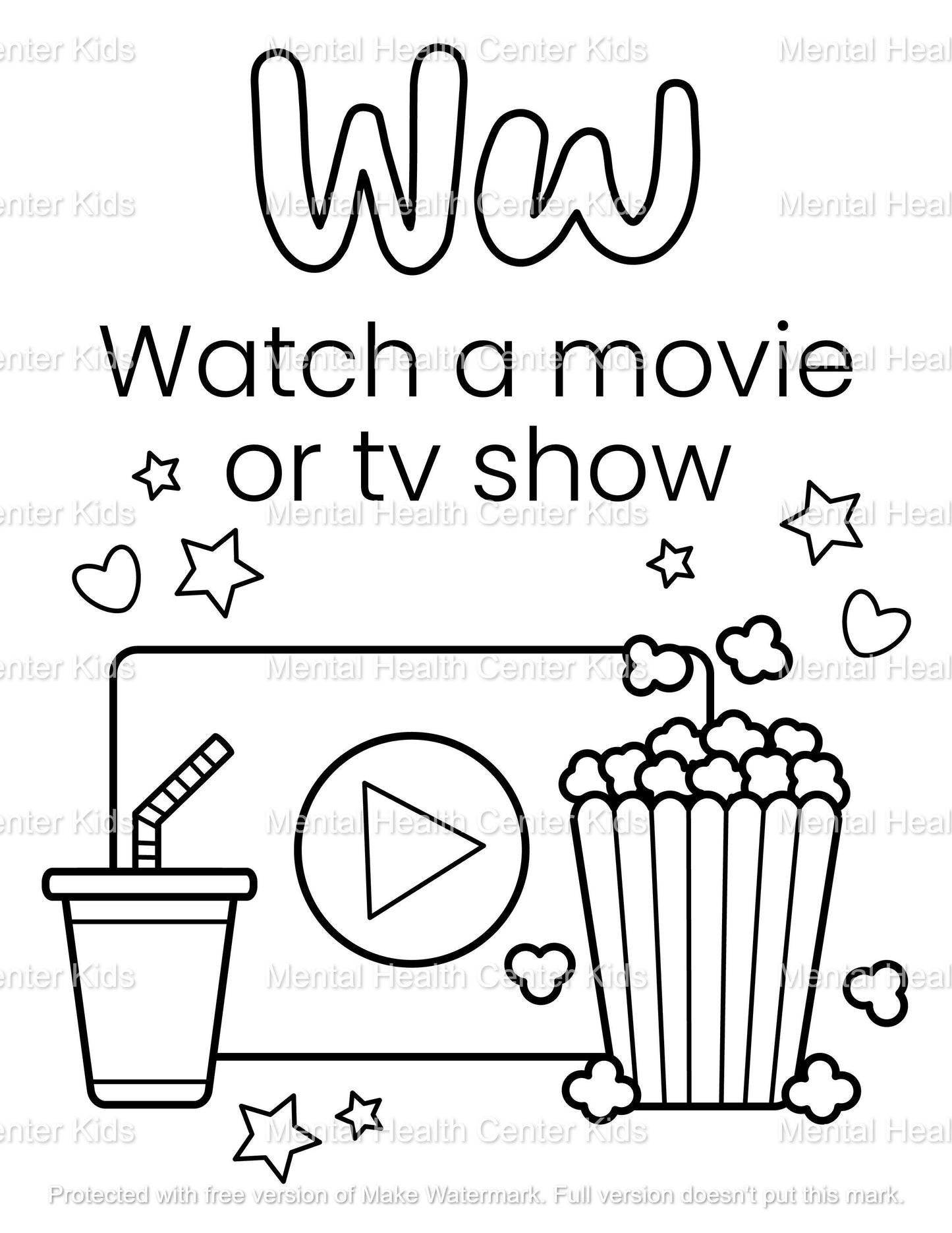 alphabet coloring book