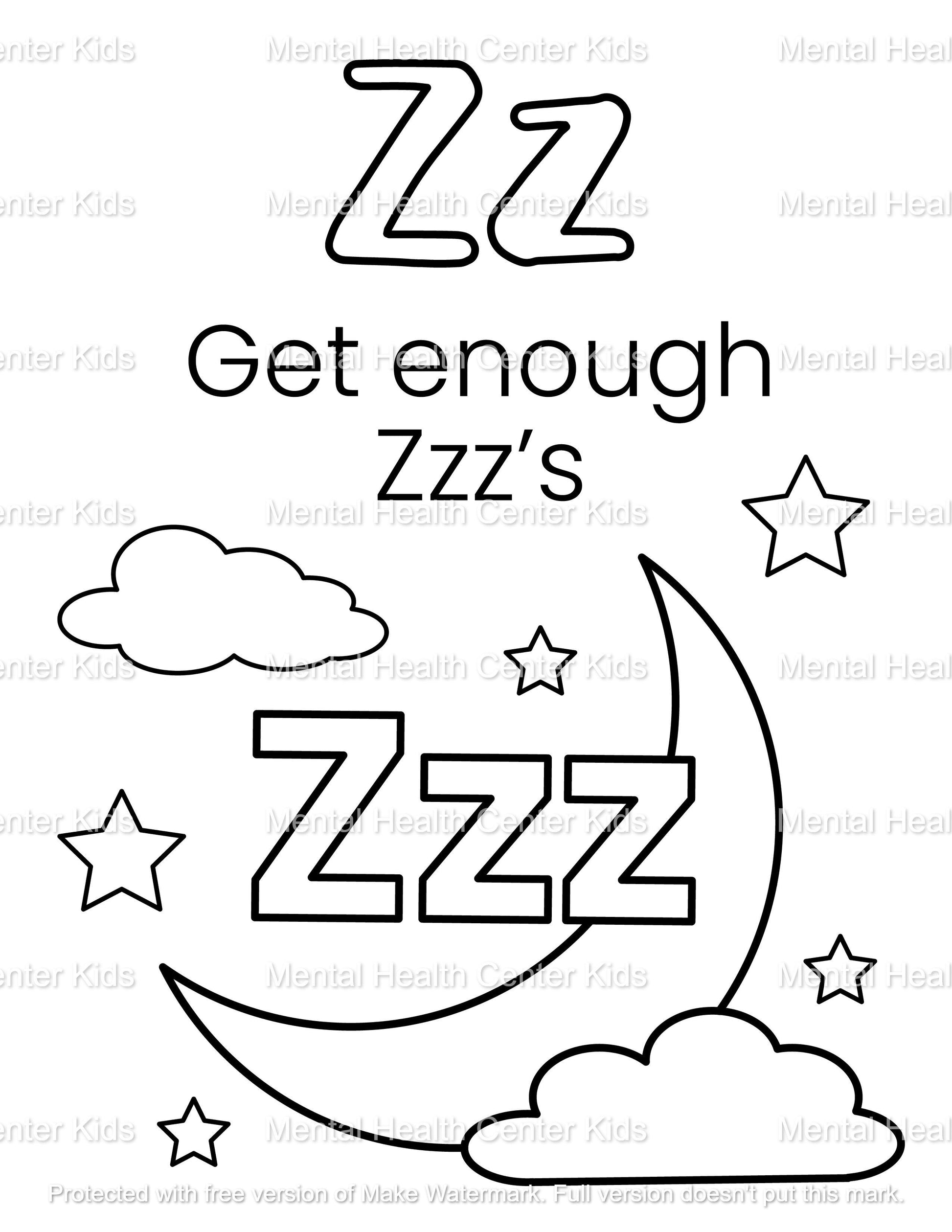 alphabet coloring book