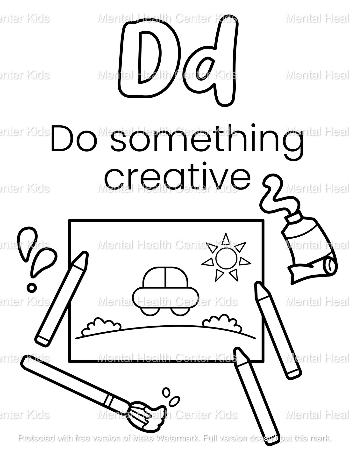 alphabet coloring book