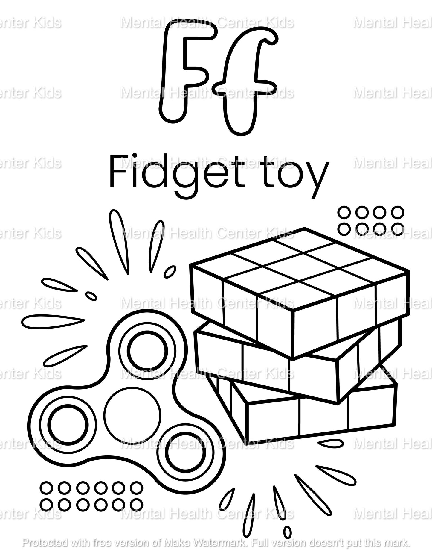 alphabet coloring book