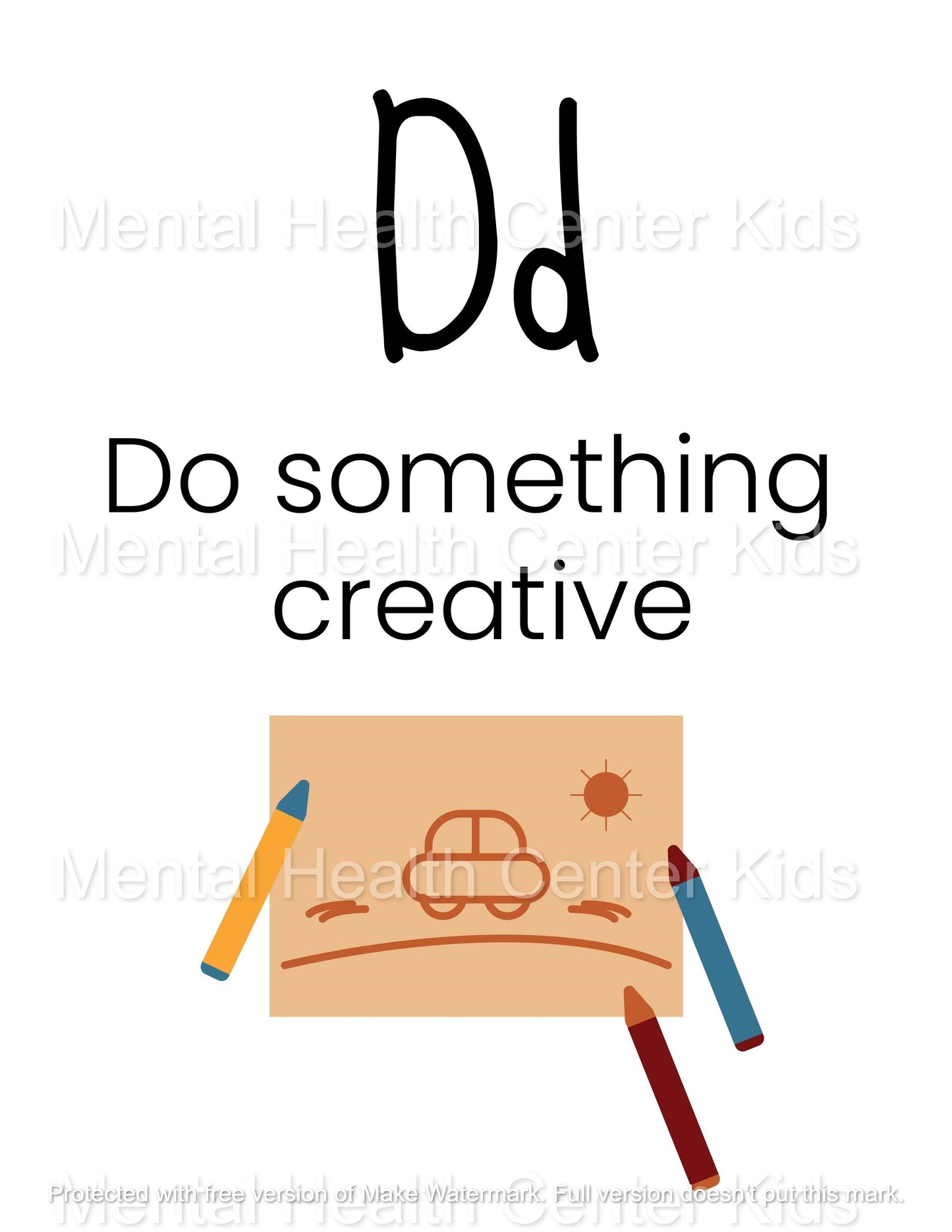 Alphabet Line for Classroom, Bedroom, and Counseling Office Coping Skills Alphabet
