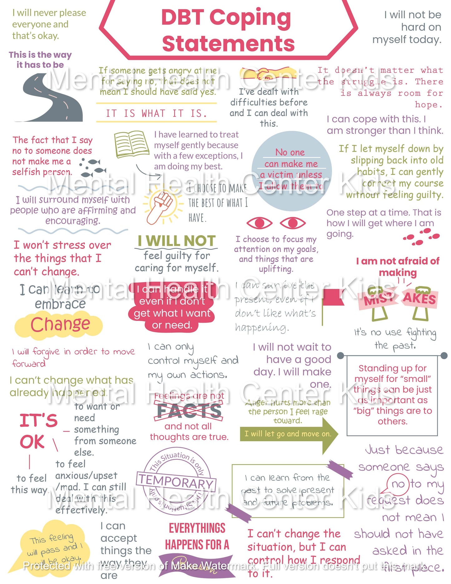 dbt coping statements