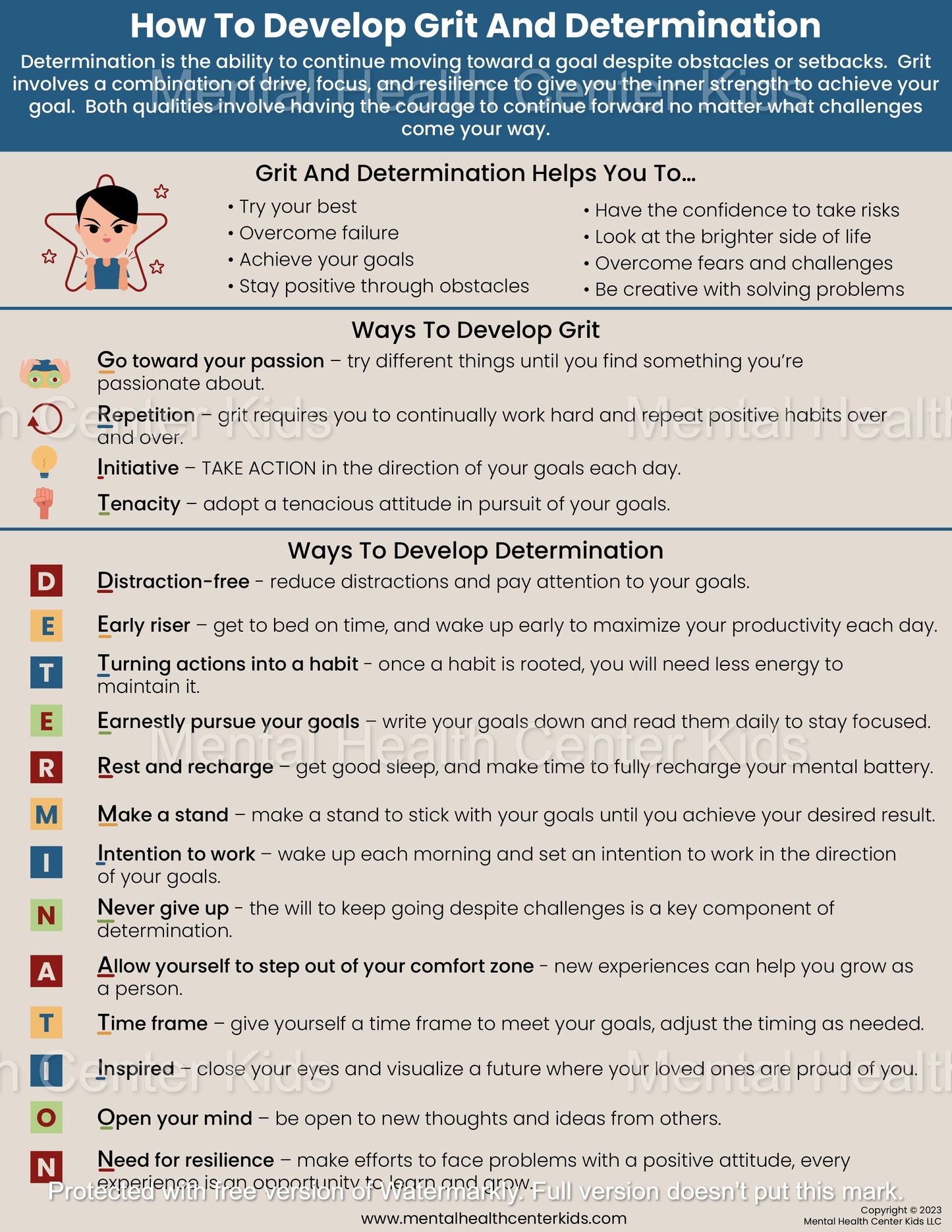 Grit, Determination, and Diligence