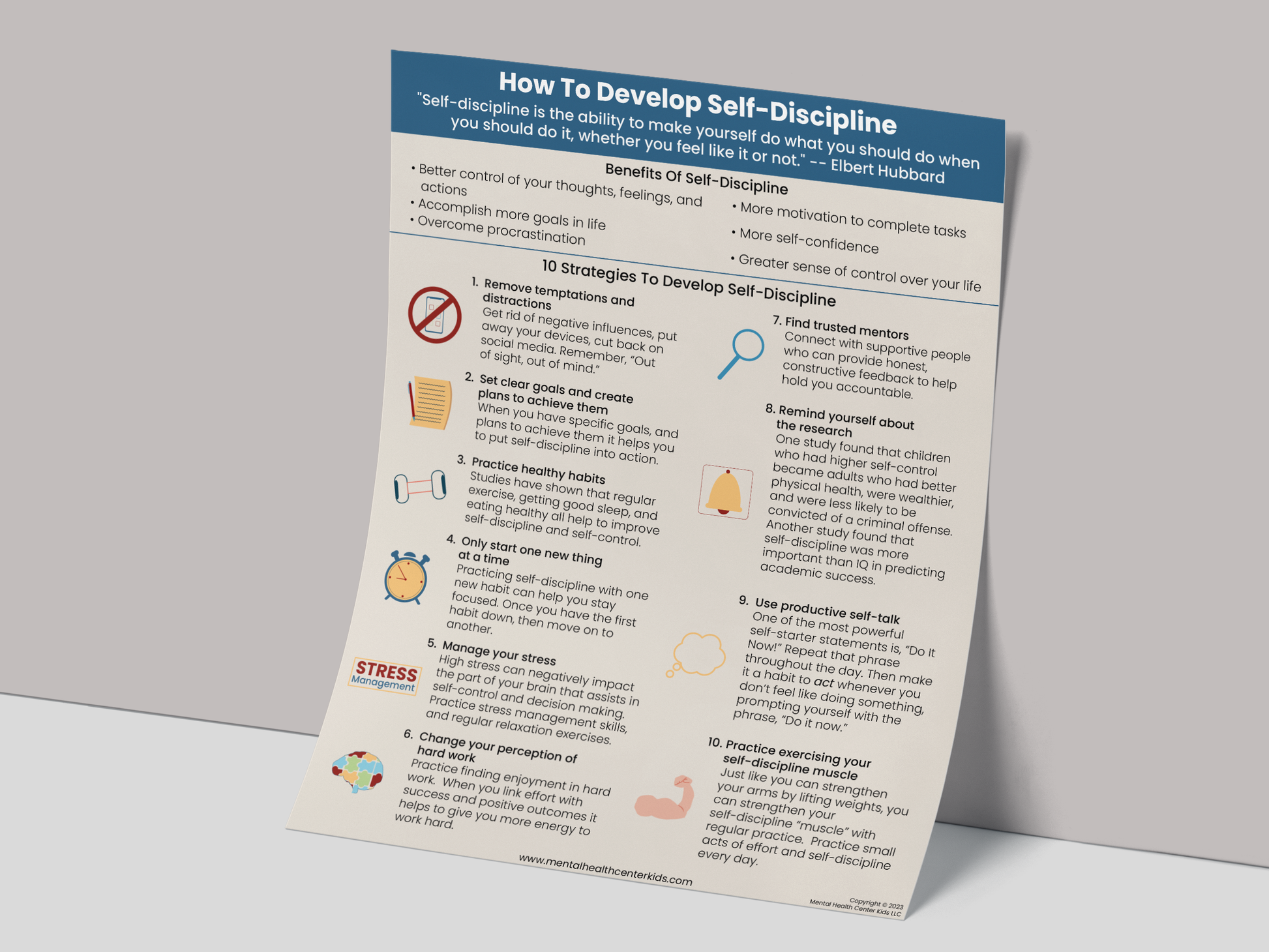 how to develop self discipline