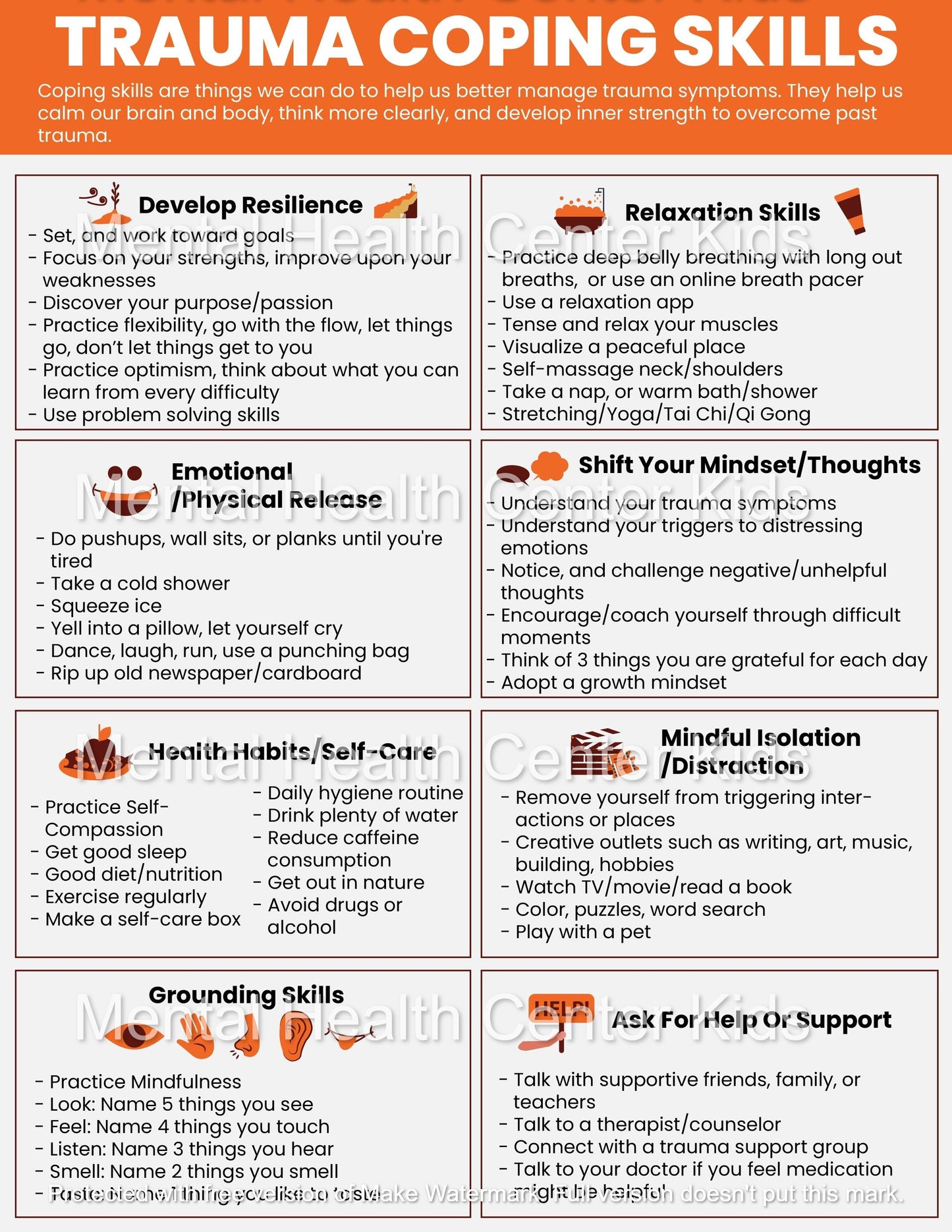 trauma coping skills