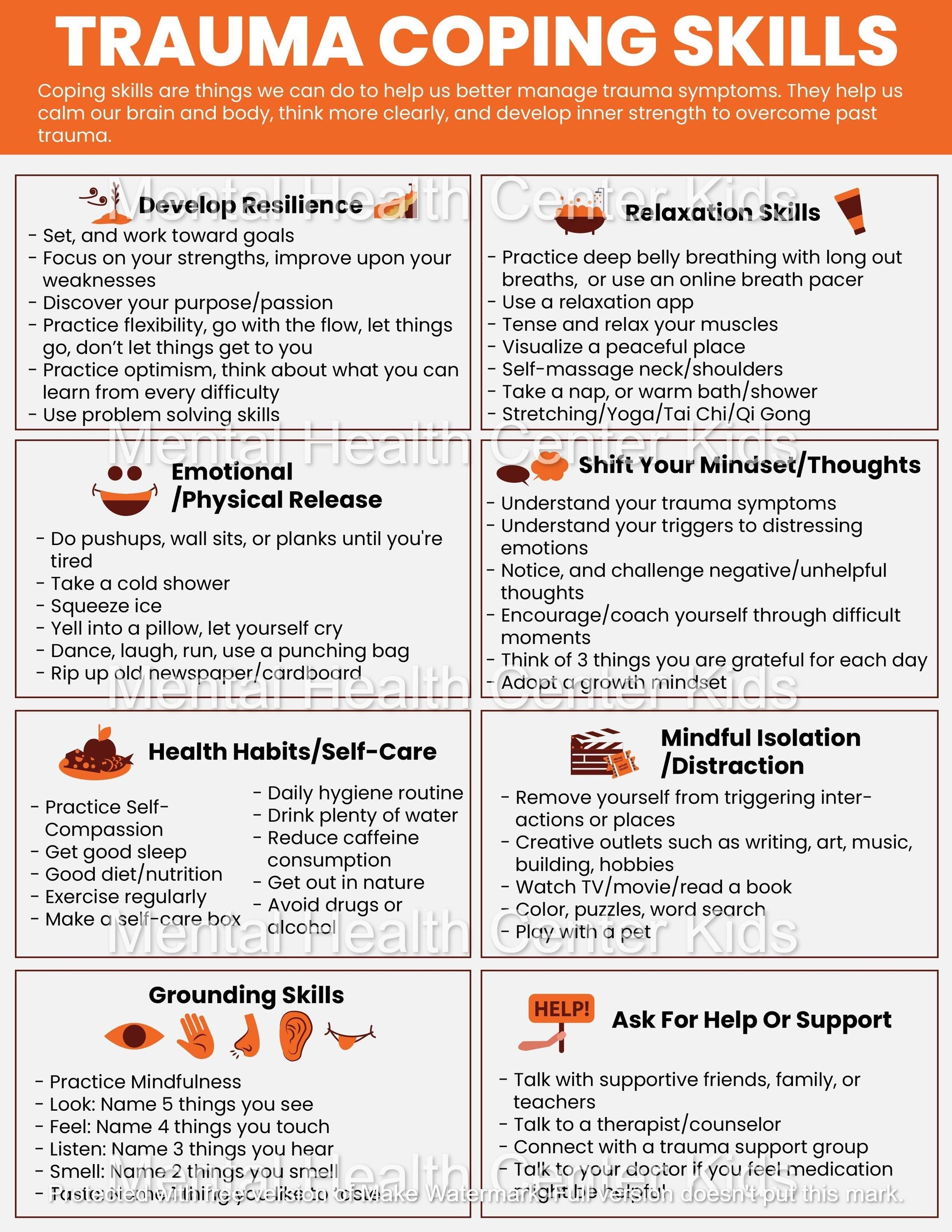 trauma coping skills