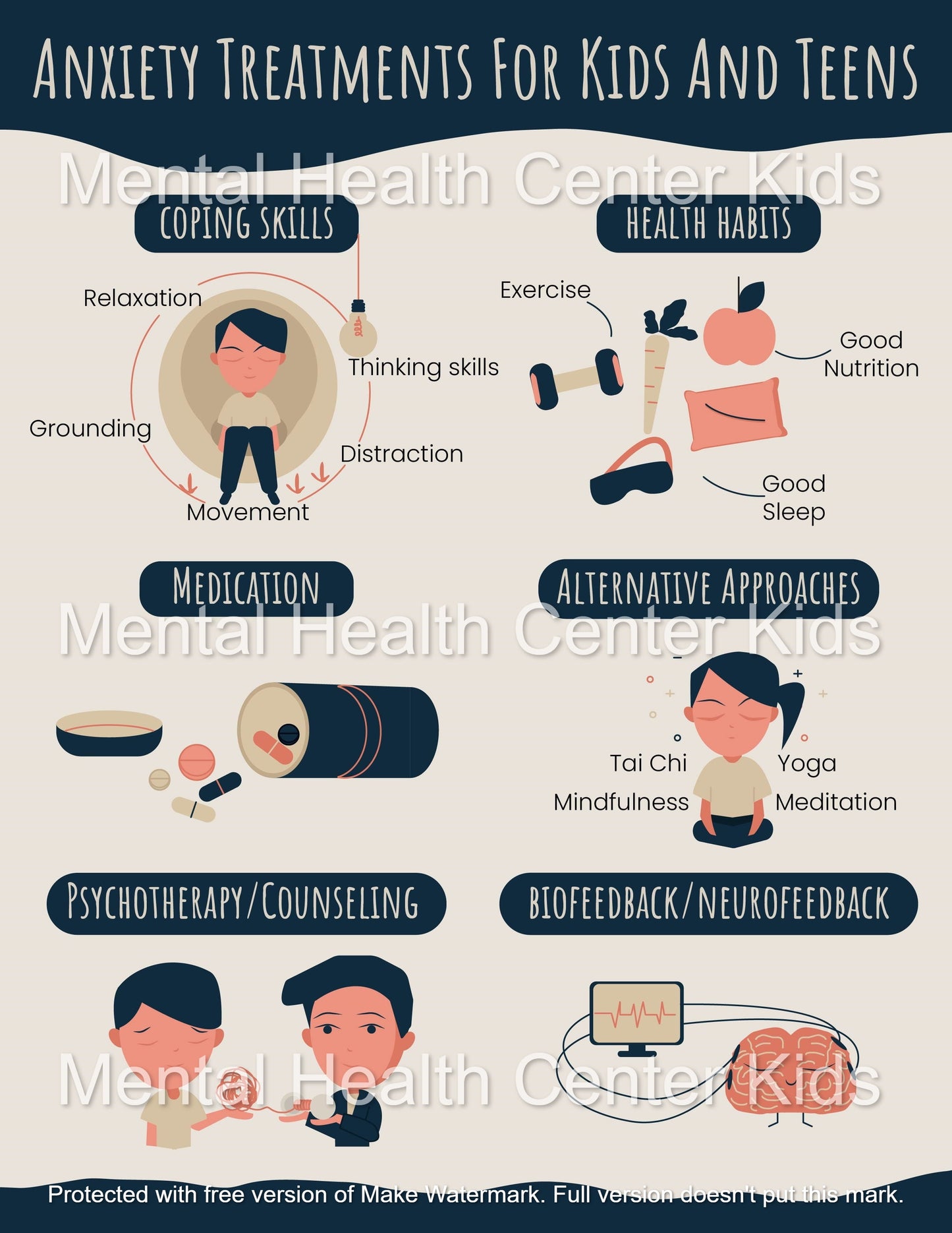 anxiety treatments for kids and teens