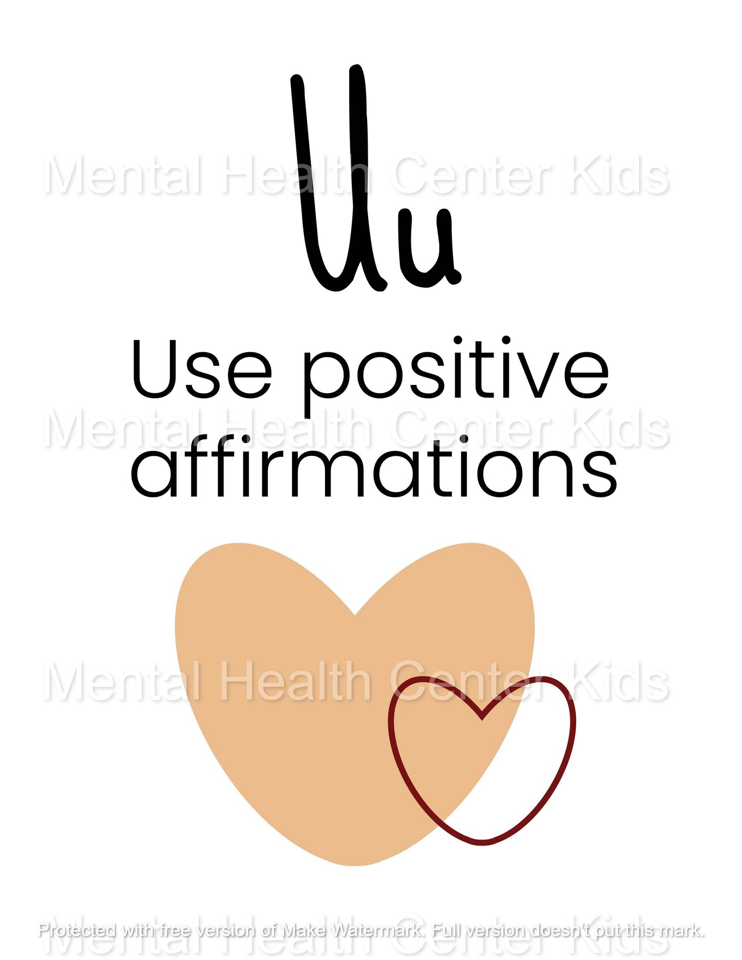 Alphabet Line for Classroom, Bedroom, and Counseling Office Coping Skills Alphabet