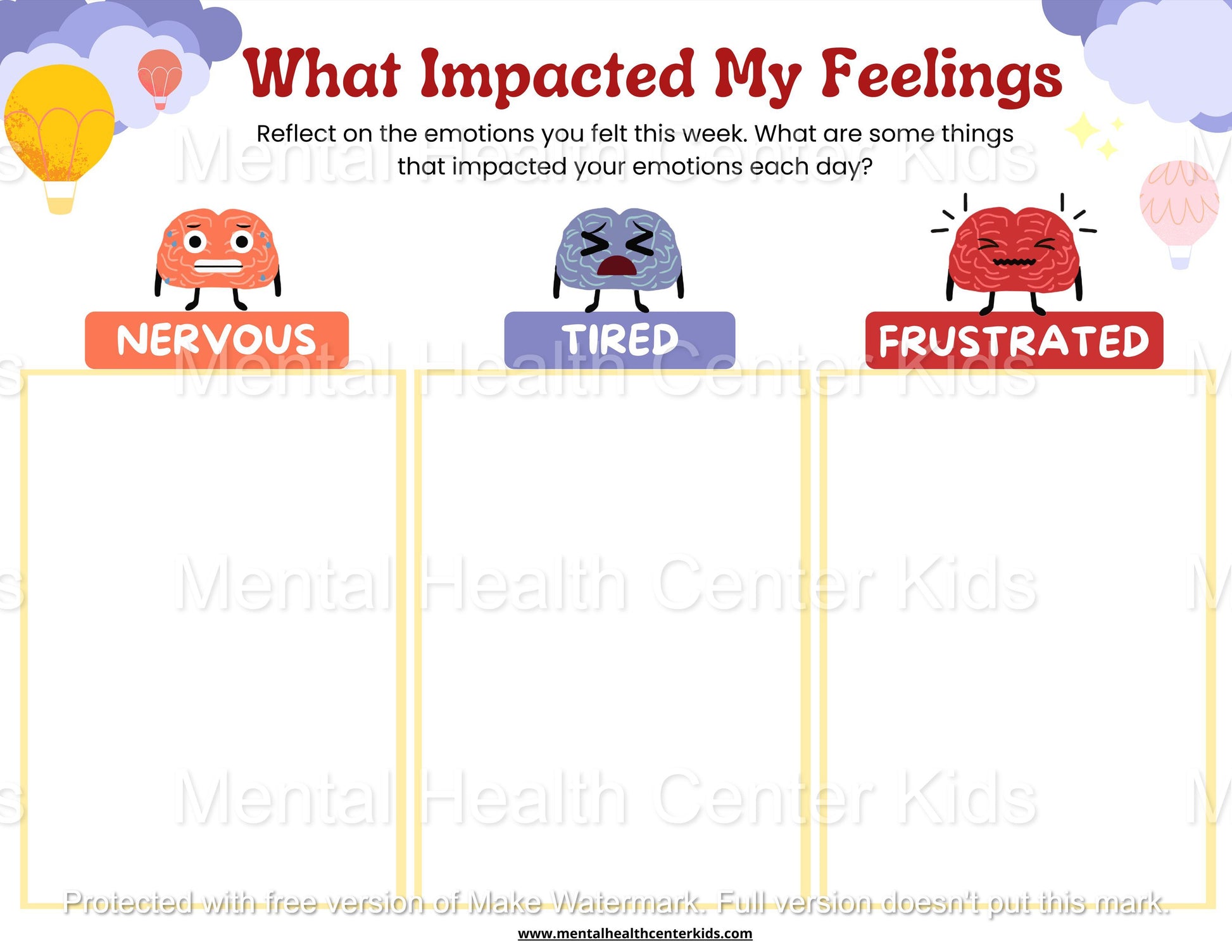 feelings tracker