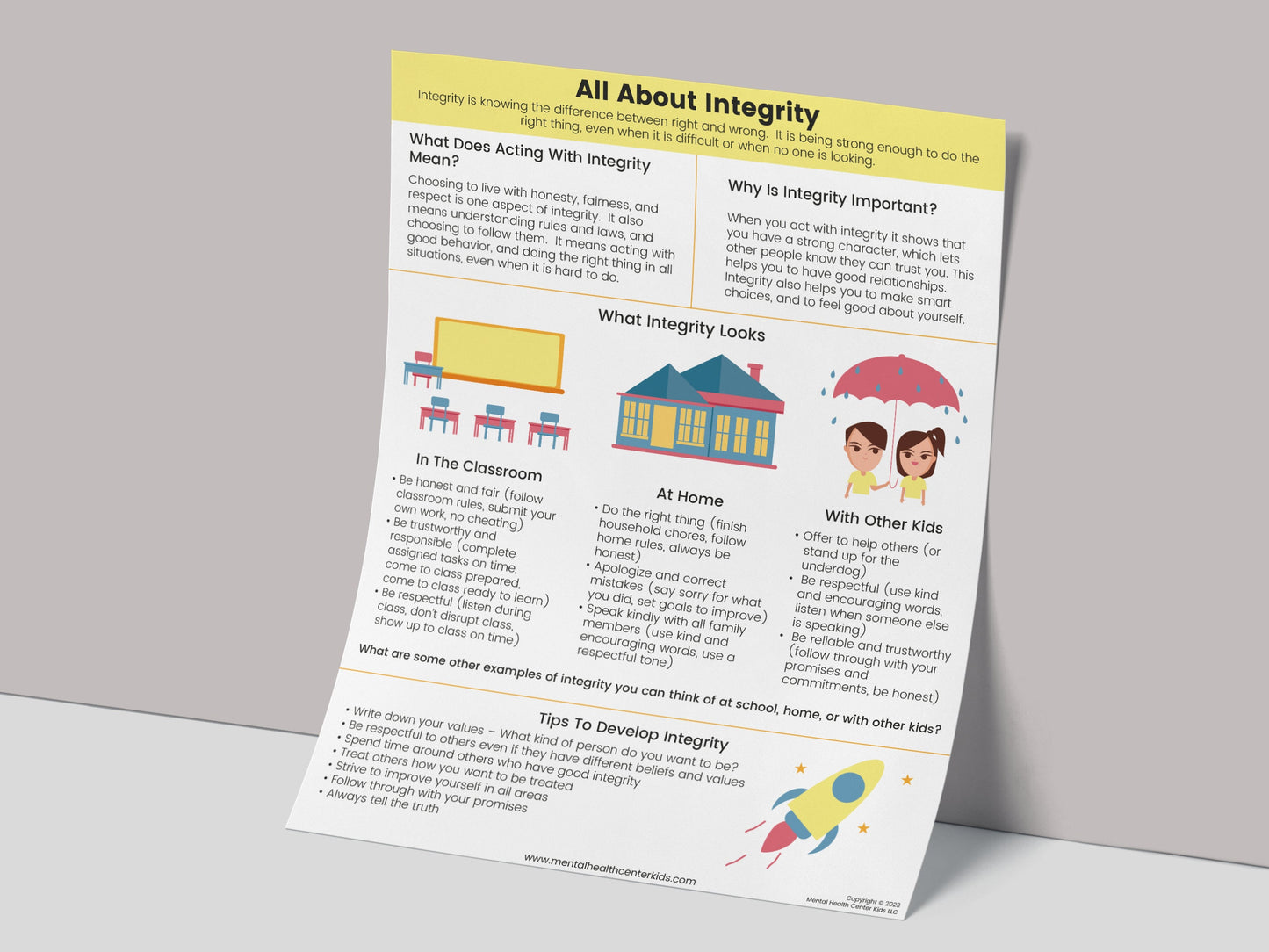 integrity poster