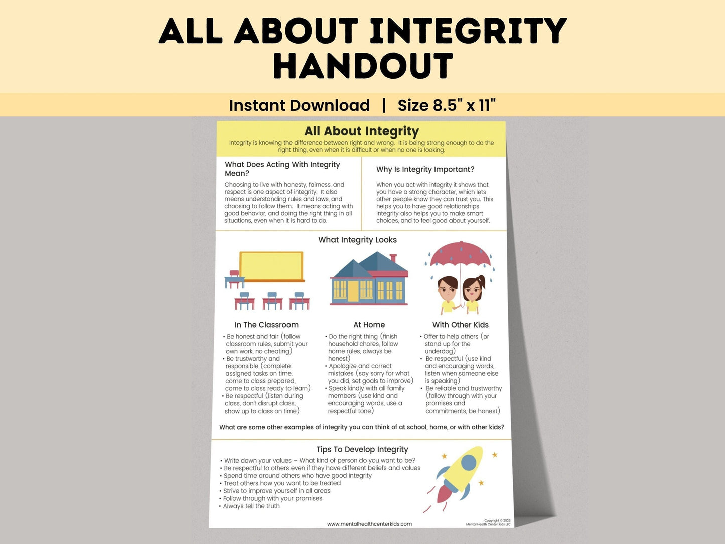 integrity poster