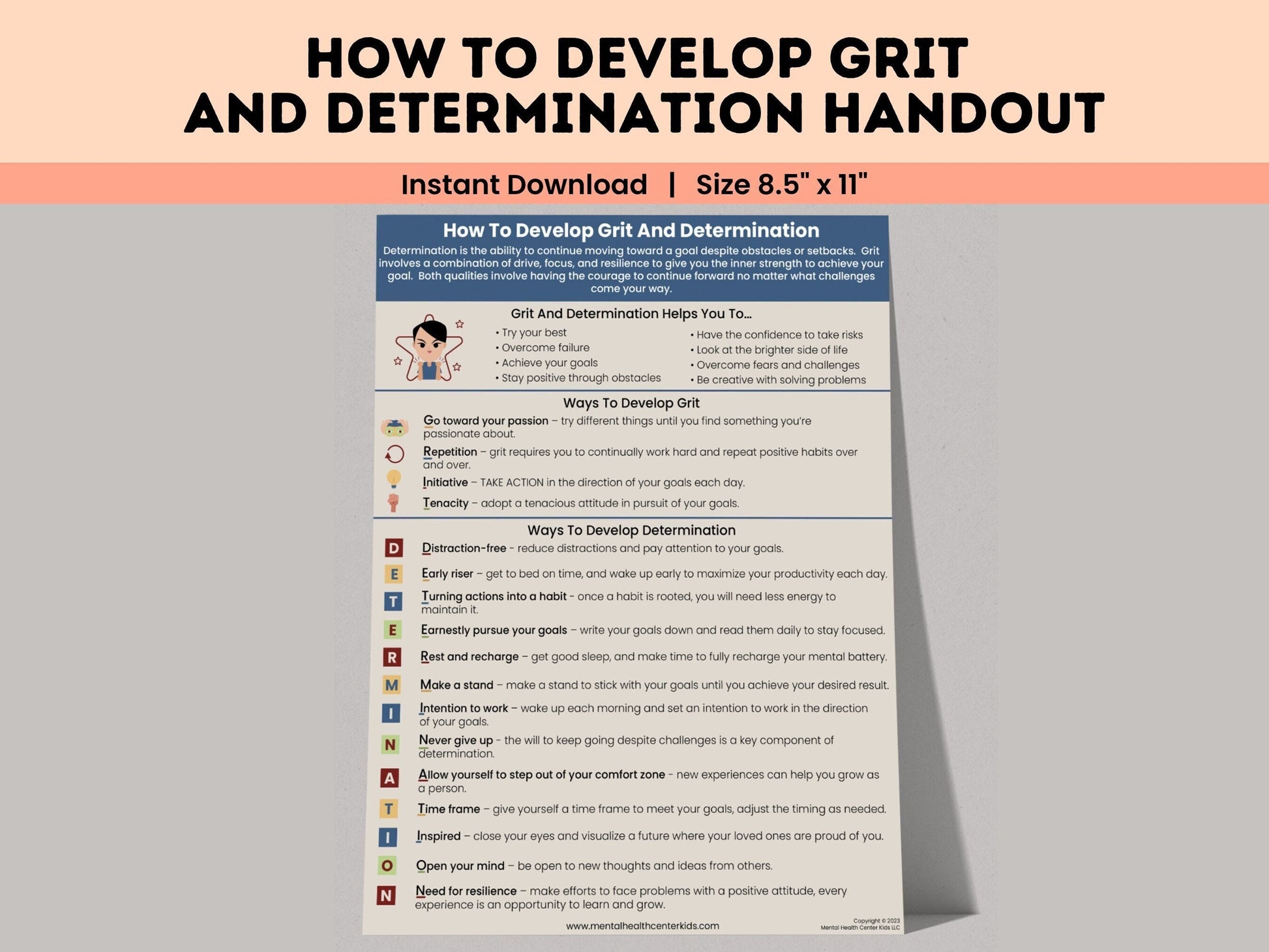 Grit, Determination, and Diligence