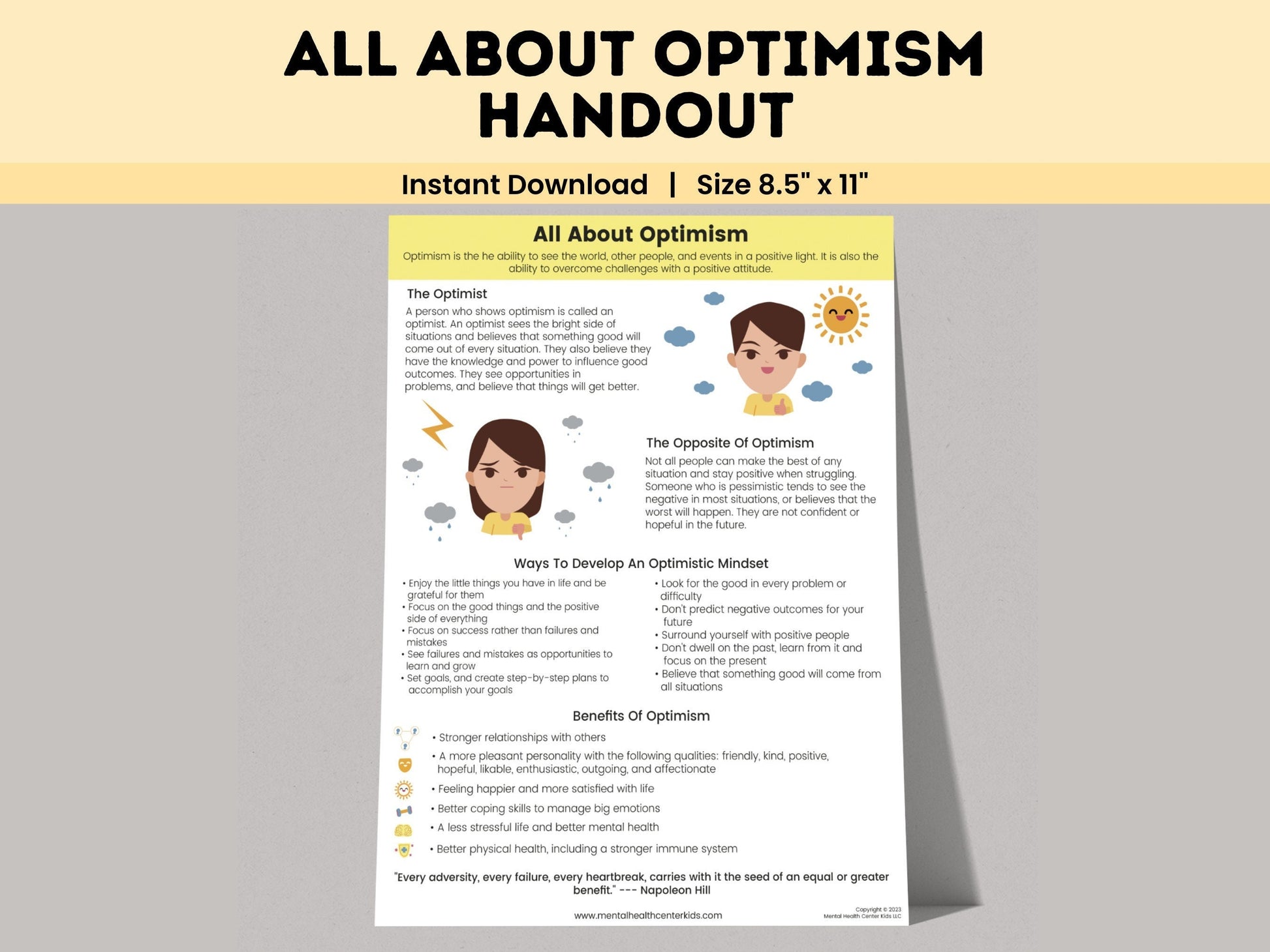 optimism poster