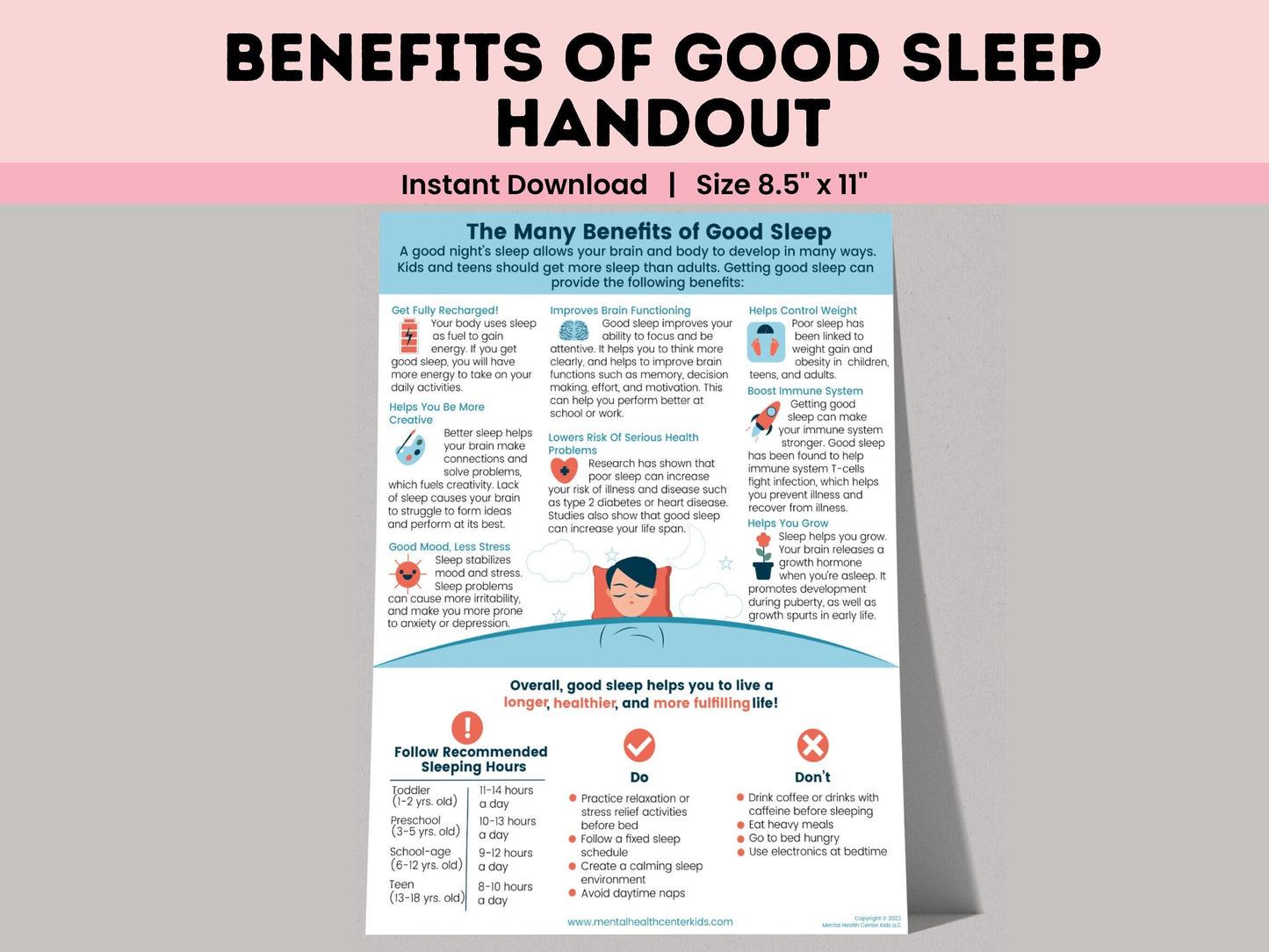 benefits of good sleep