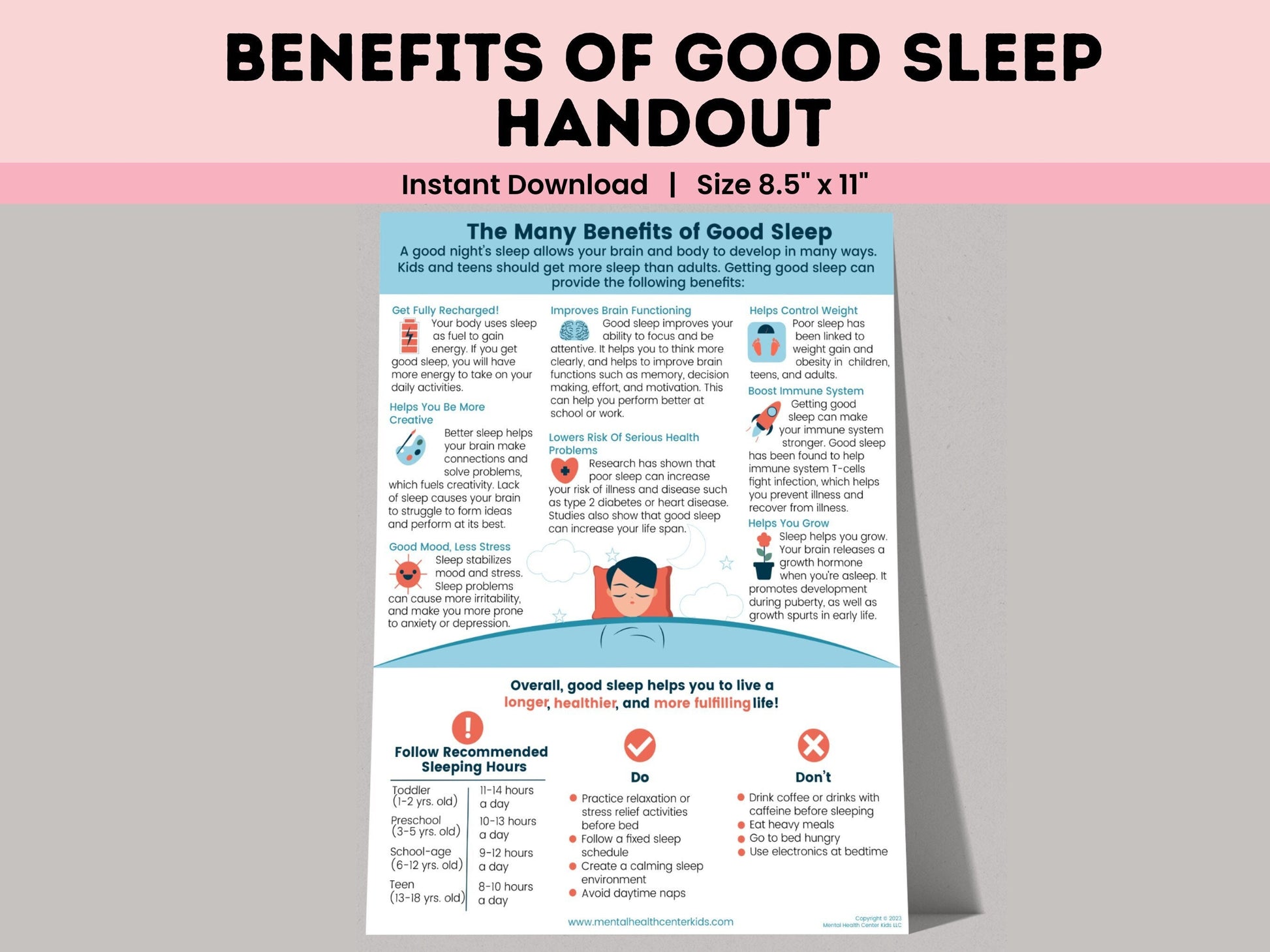 benefits of good sleep