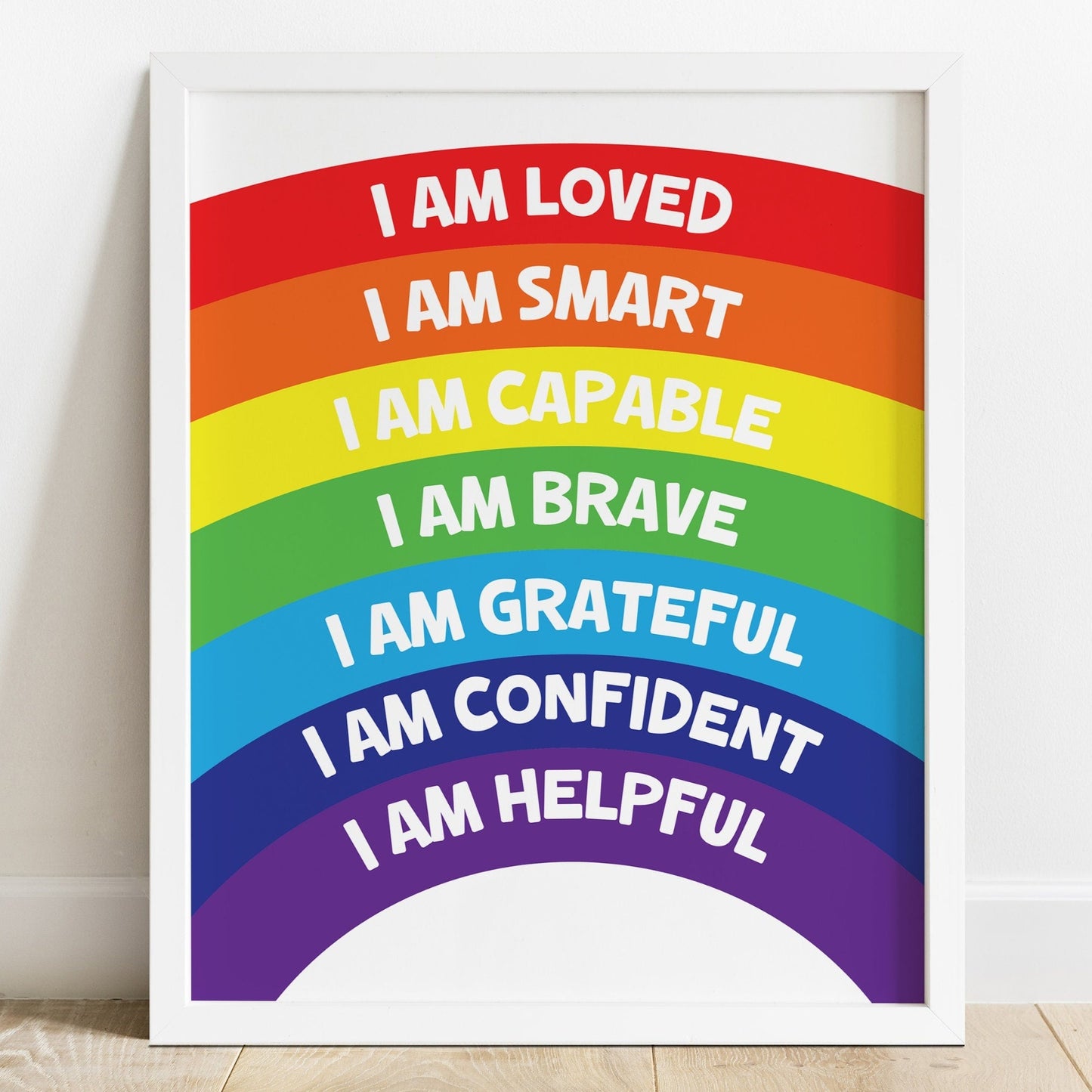 rainbow affirmations