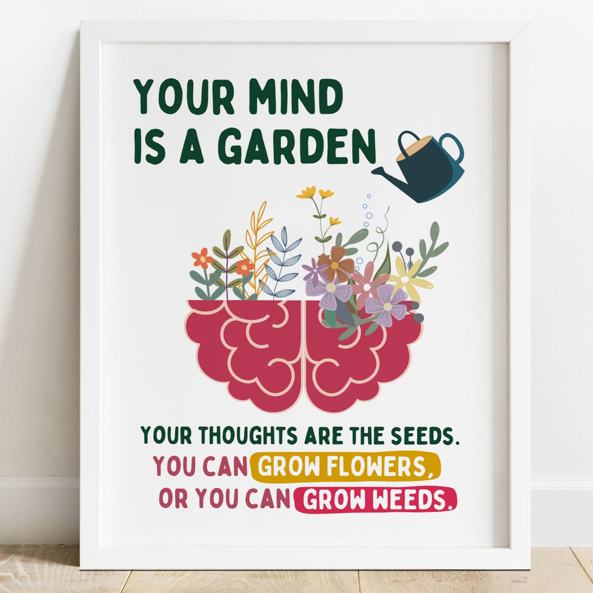 your thoughts are seeds that you plant Your Mind is a Garden – Mental Health Center Kids