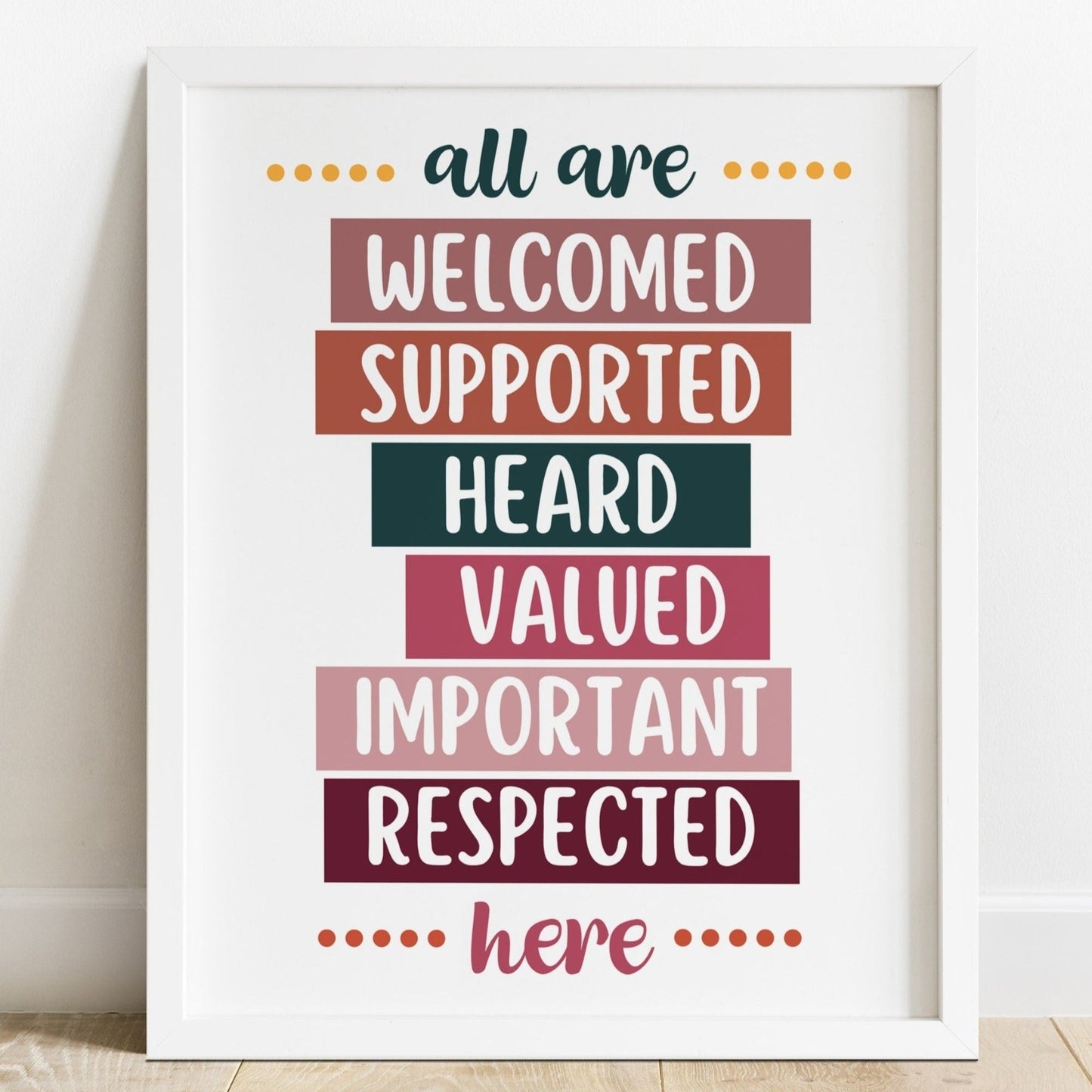 all are welcome here
