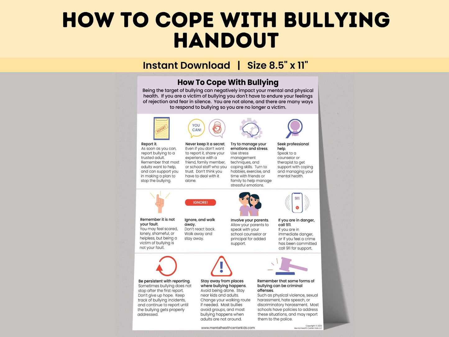 how to cope with bullying