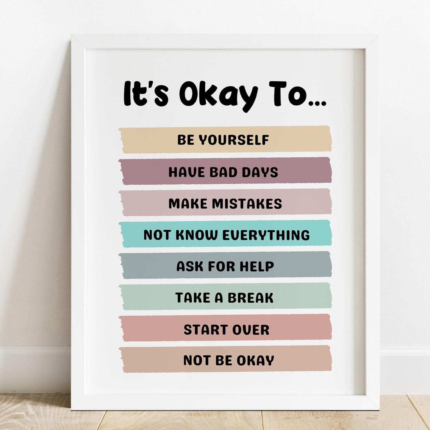 it's okay to make mistakes