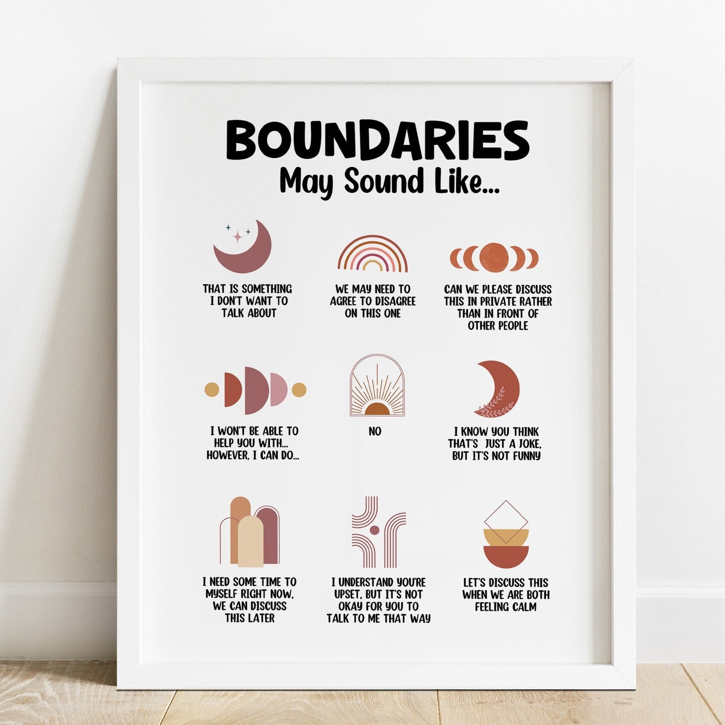 phrases to set boundaries