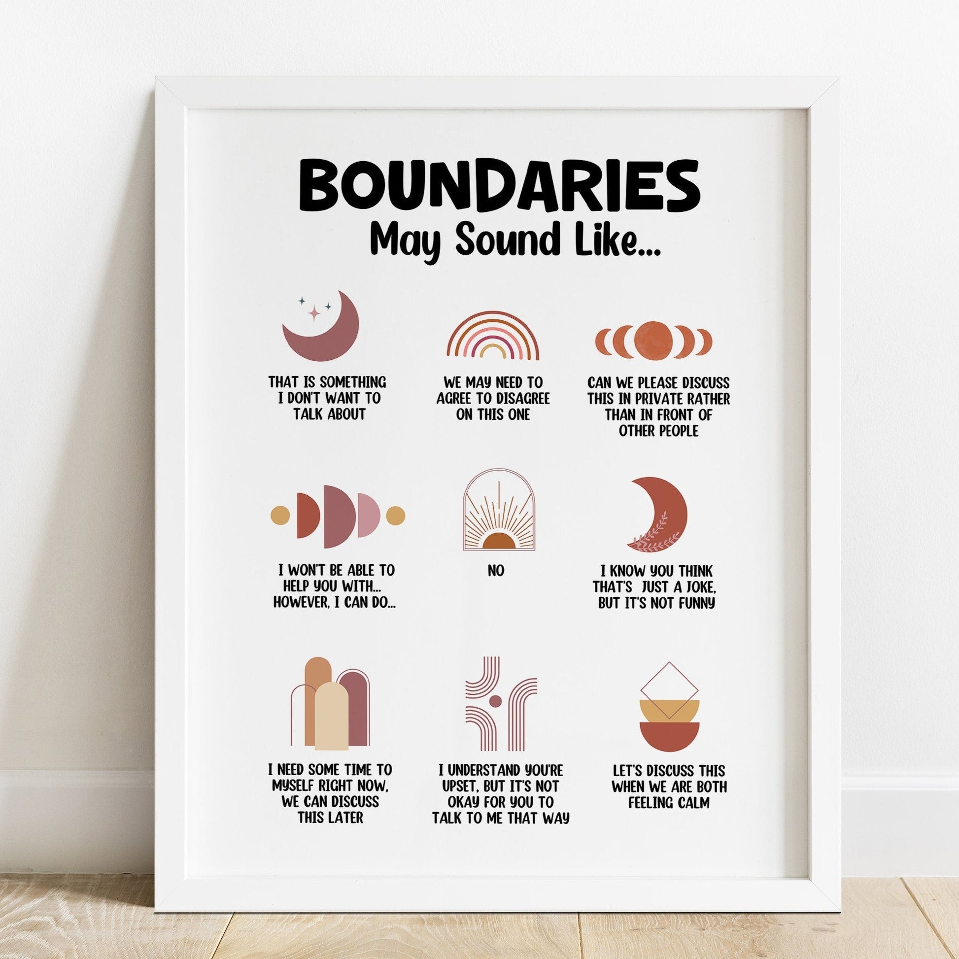 phrases to set boundaries