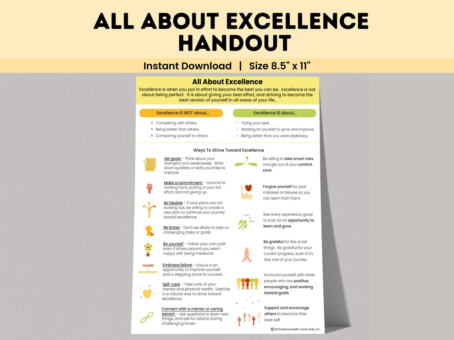 excellence poster