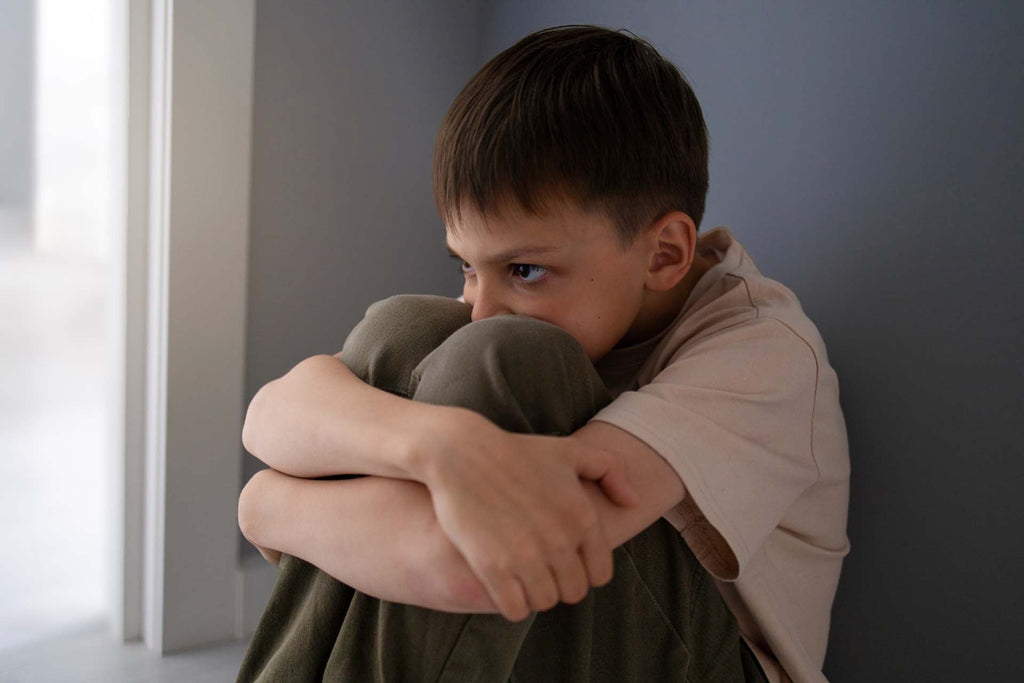 a child having a panic attack