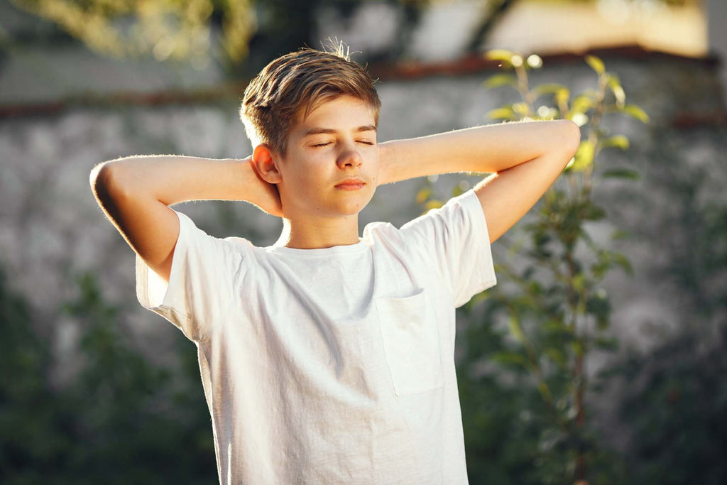 a teen using tipp skills in dbt