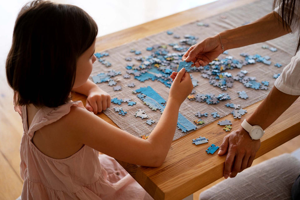 a twice exceptional kid solving a puzzle