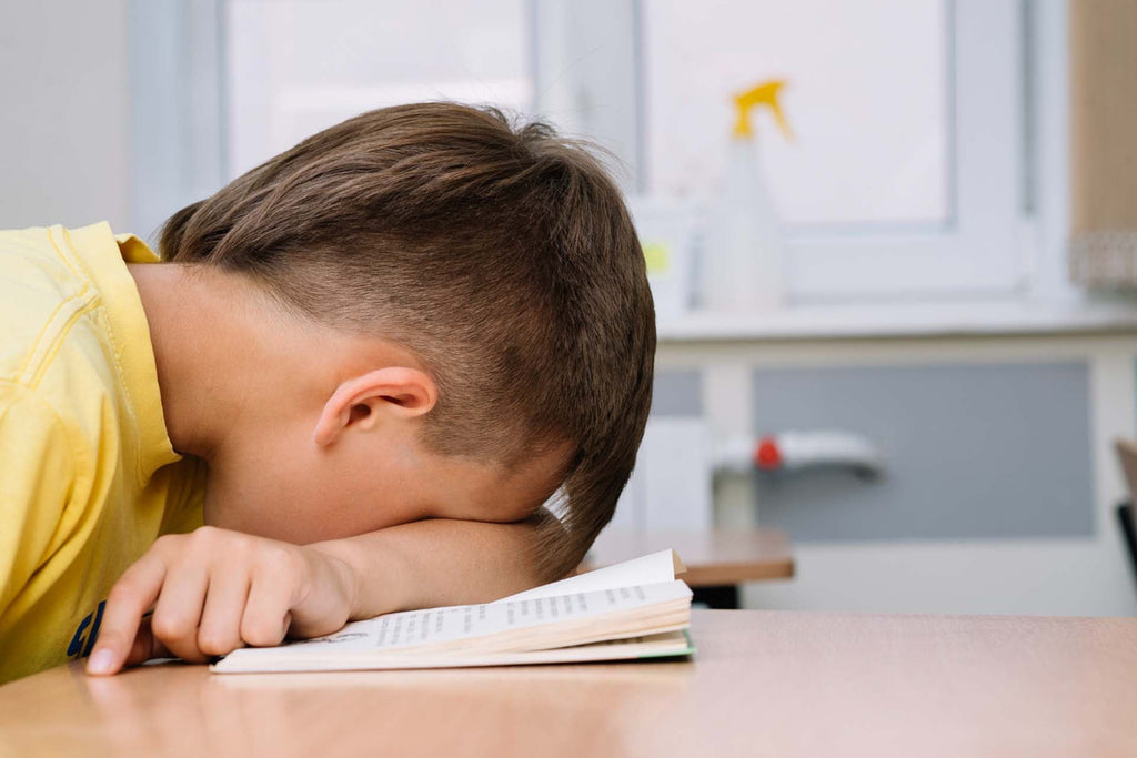 a young teenager experiencing school burnout