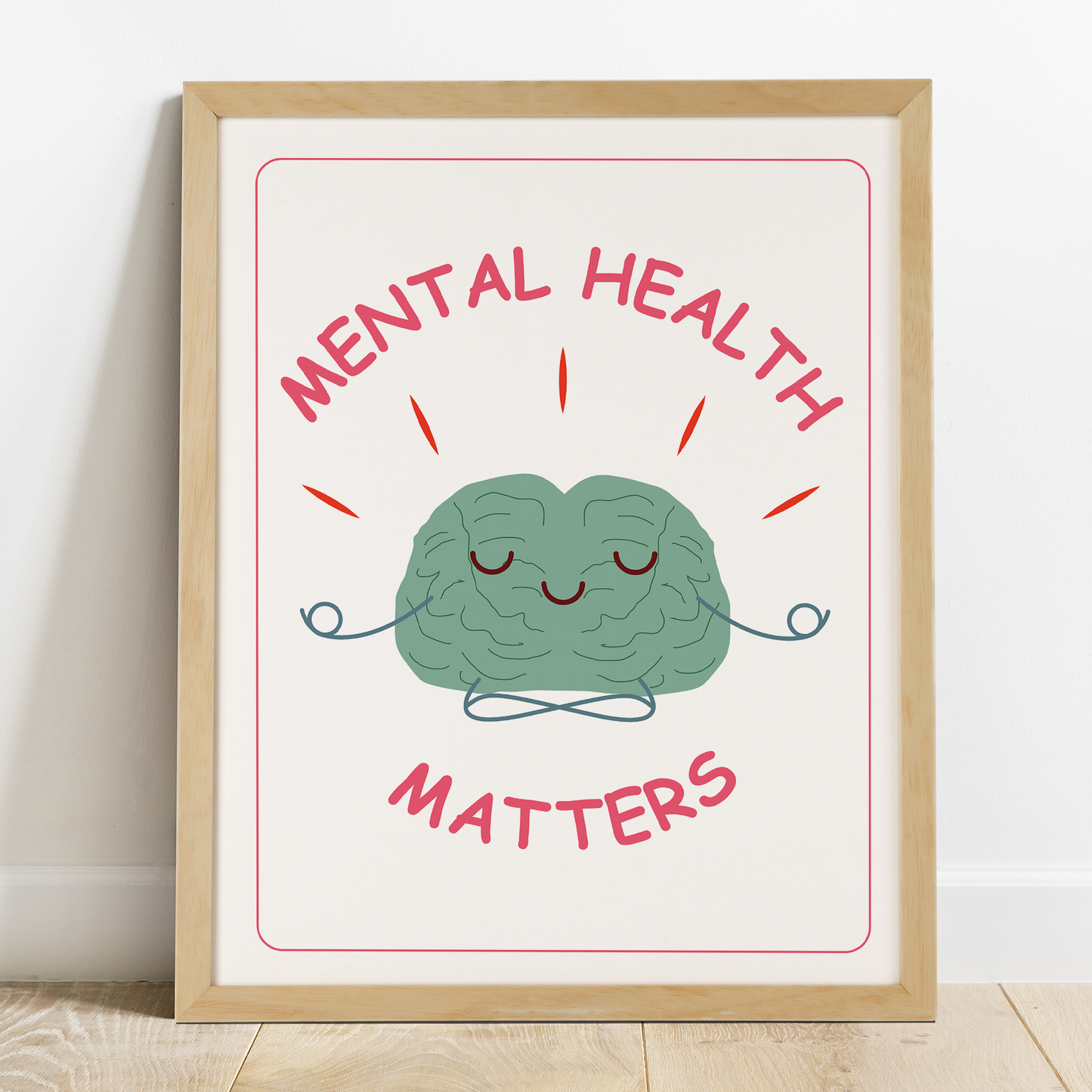 mental health matters light blue