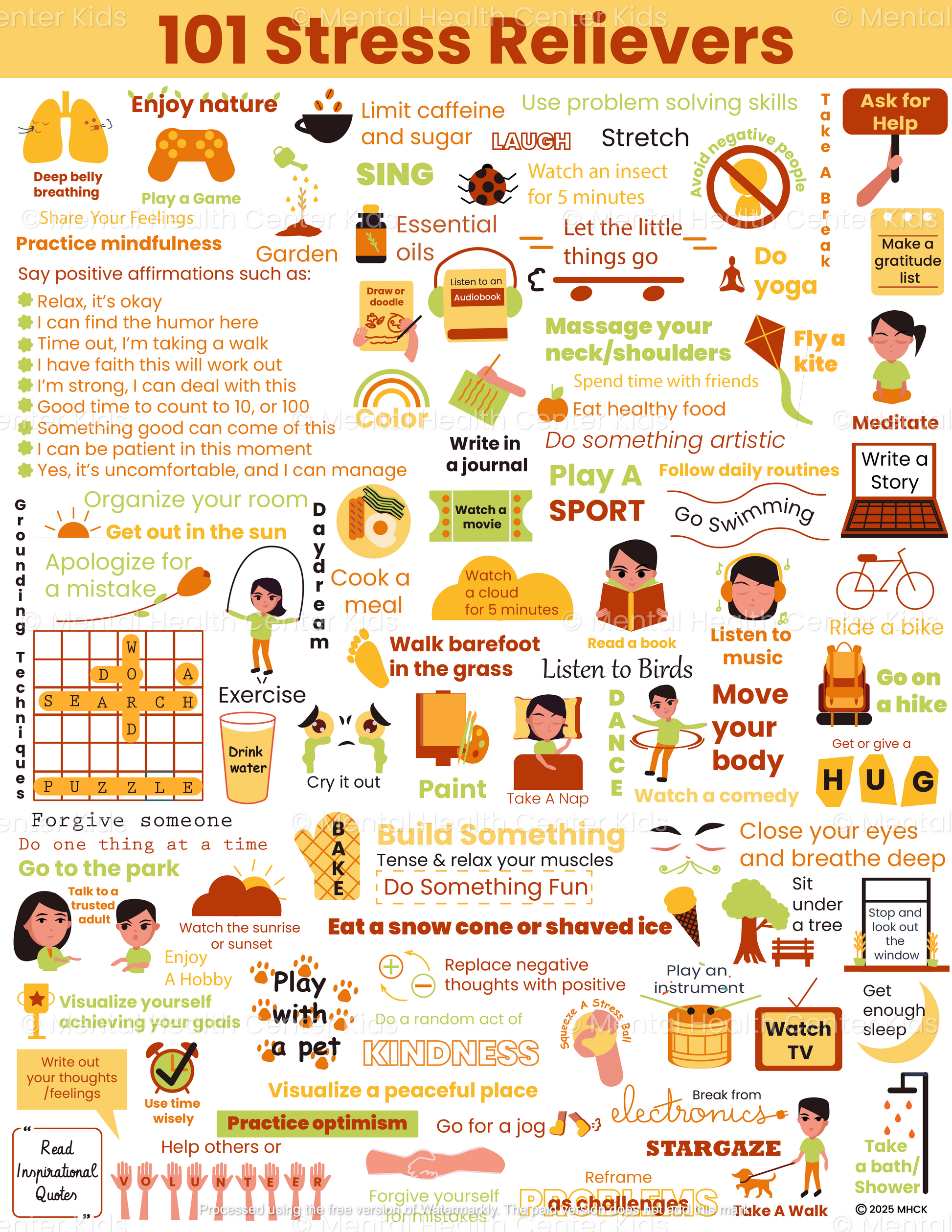 101 Stress Relievers