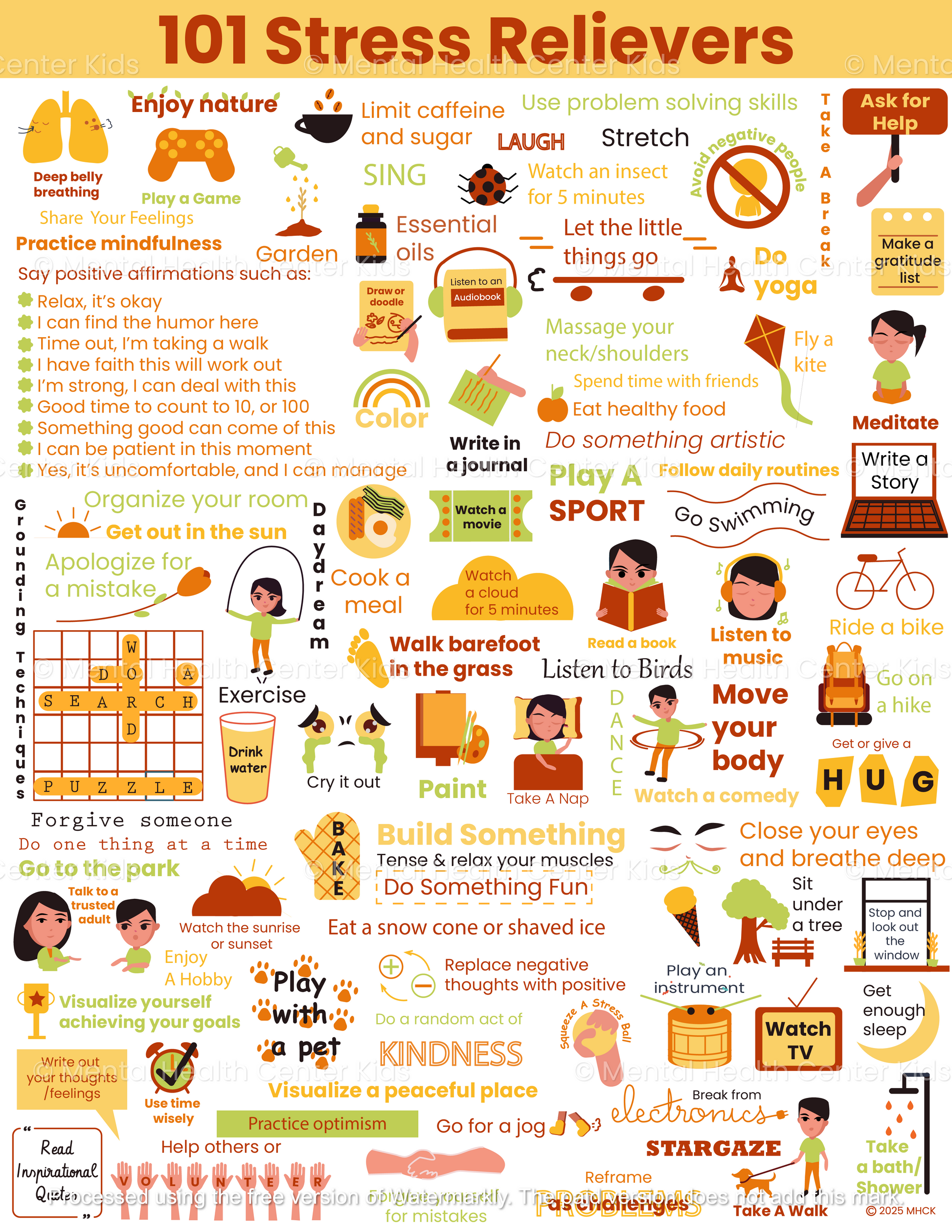 101 Stress Relievers