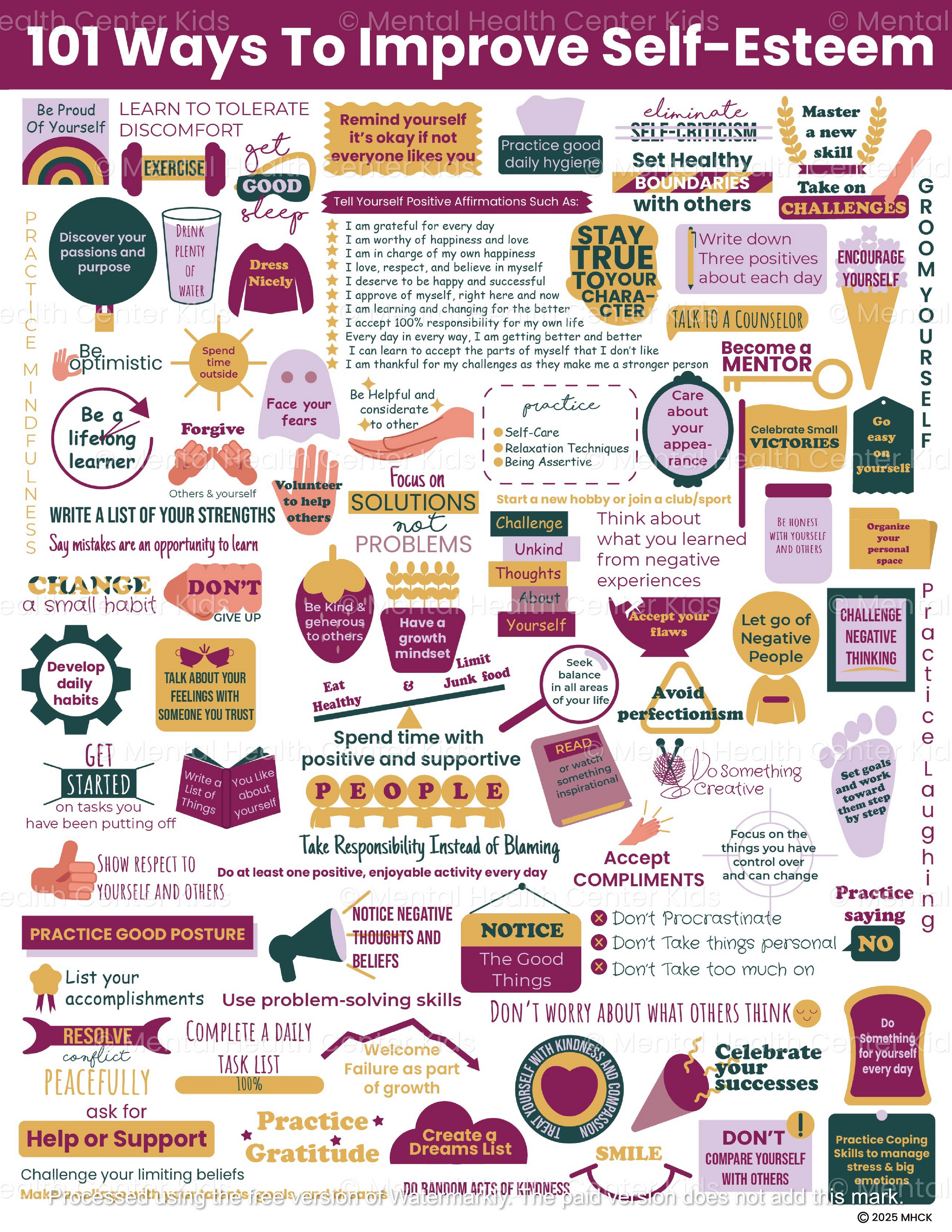 101 Ways To Improve SelfEsteem