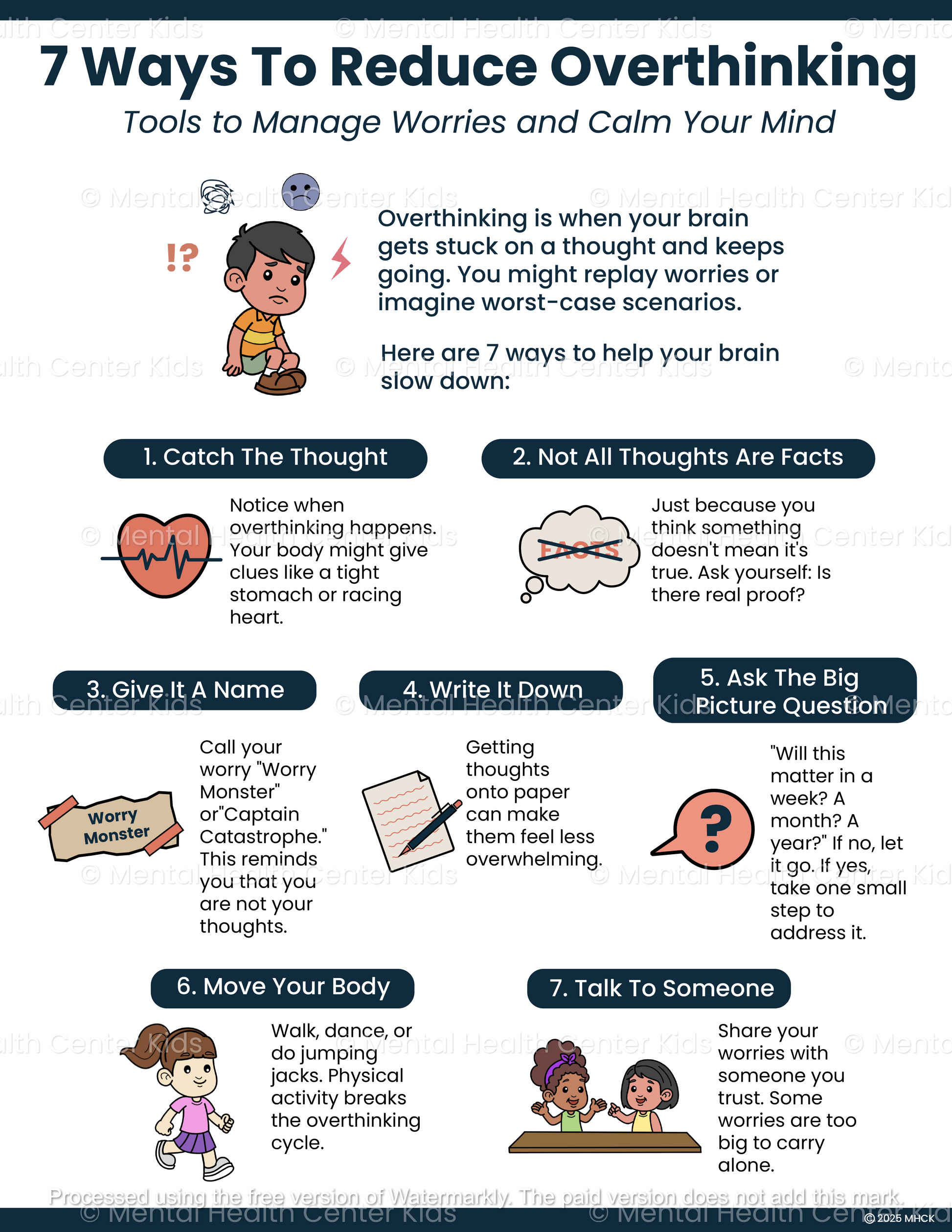 ways to reduce overthinking for kids