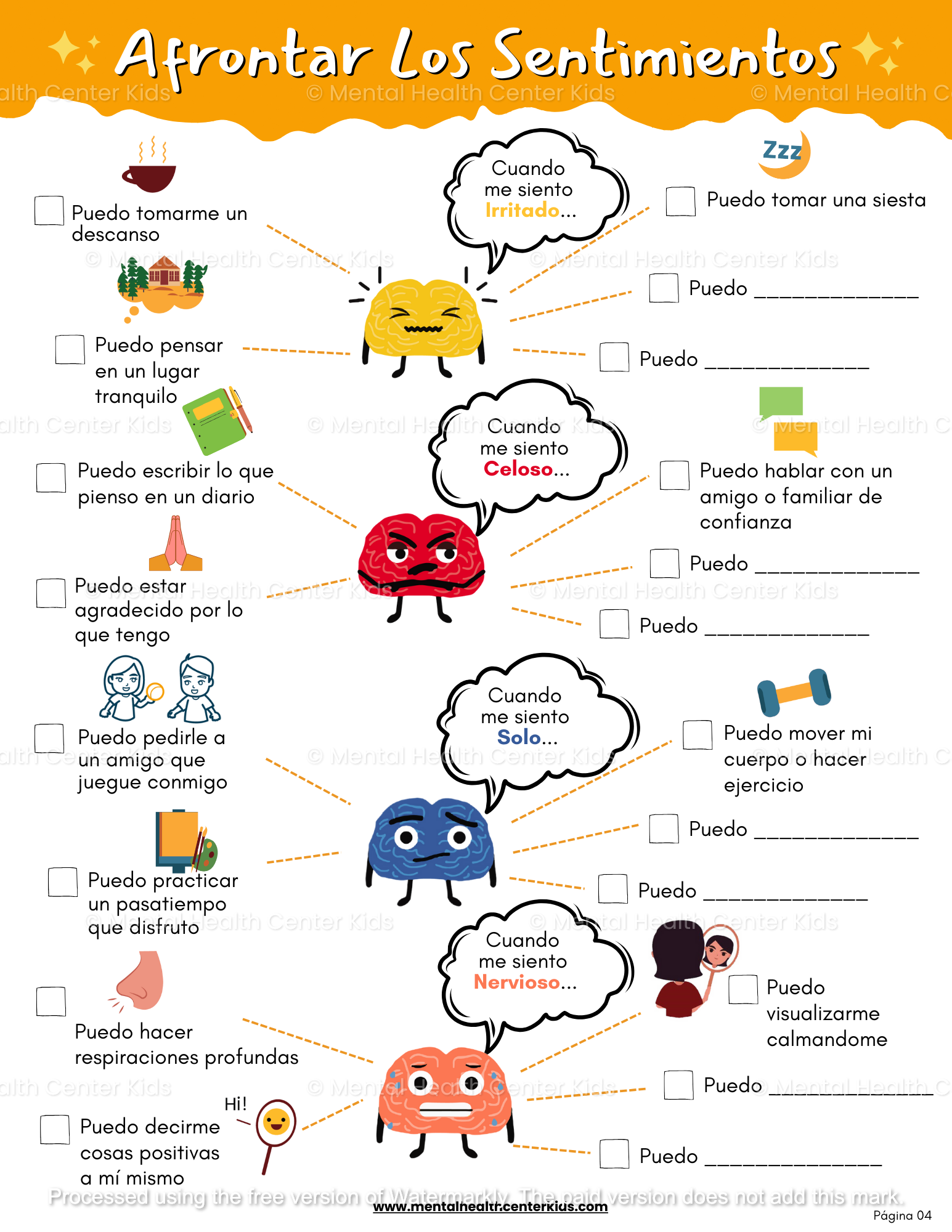 Afrontar Los Emociones