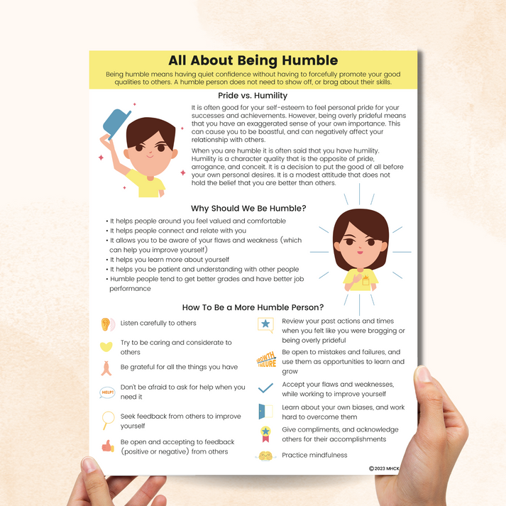 All About Being Humble – Mental Health Center Kids