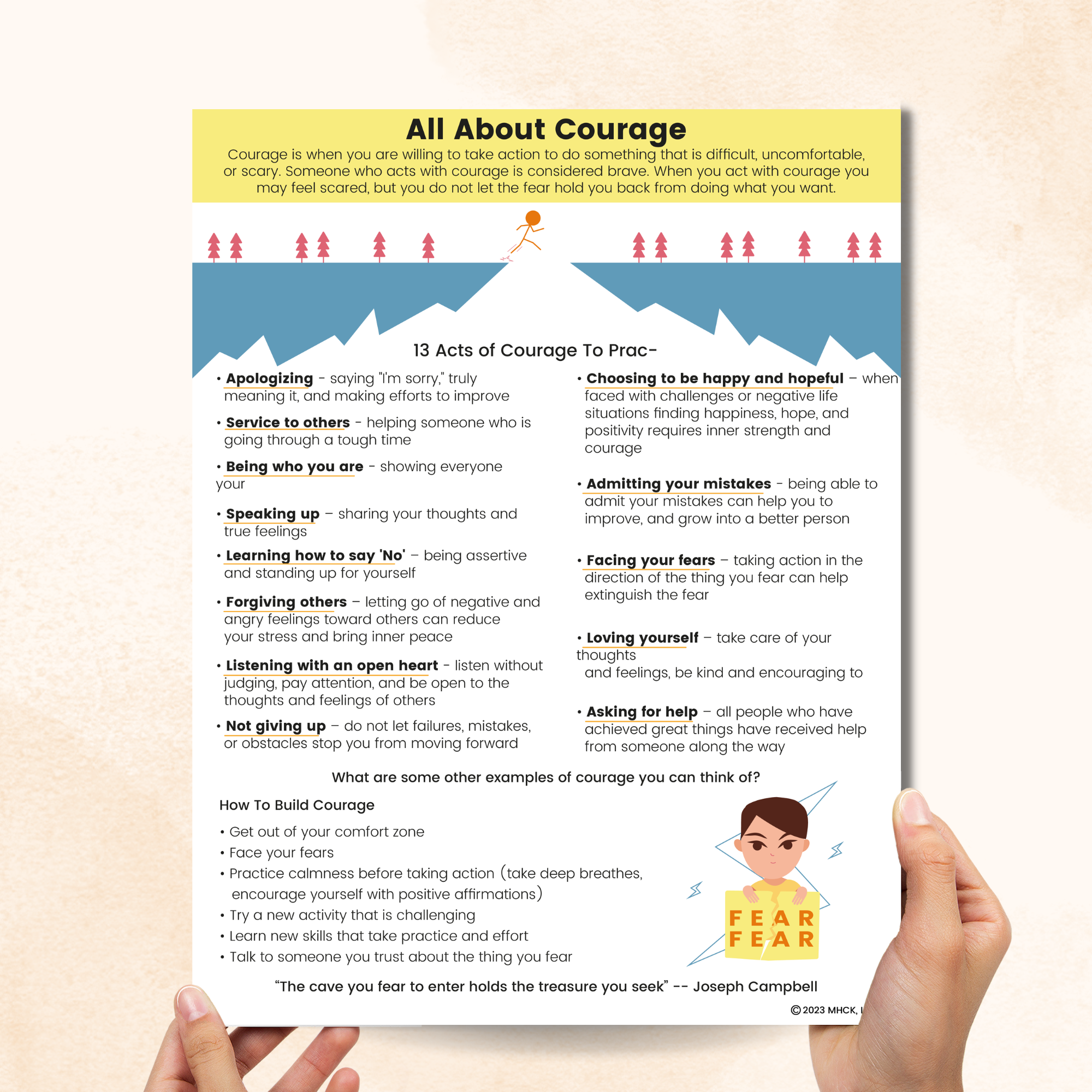 Examples Of Being Courageous