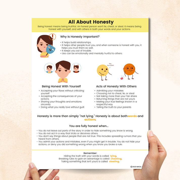 All About Honesty – Mental Health Center Kids