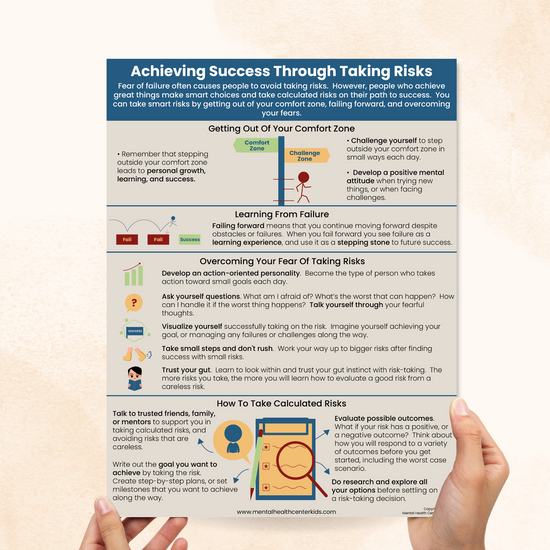 All About Taking Risks For Success – Mental Health Center Kids