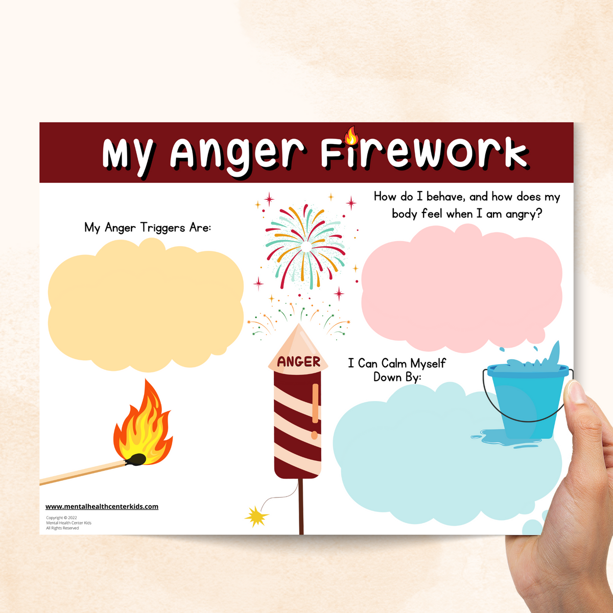 Anger Firework – Mental Health Center Kids