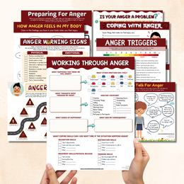 Anger Worksheets for Kids – Mental Health Center Kids