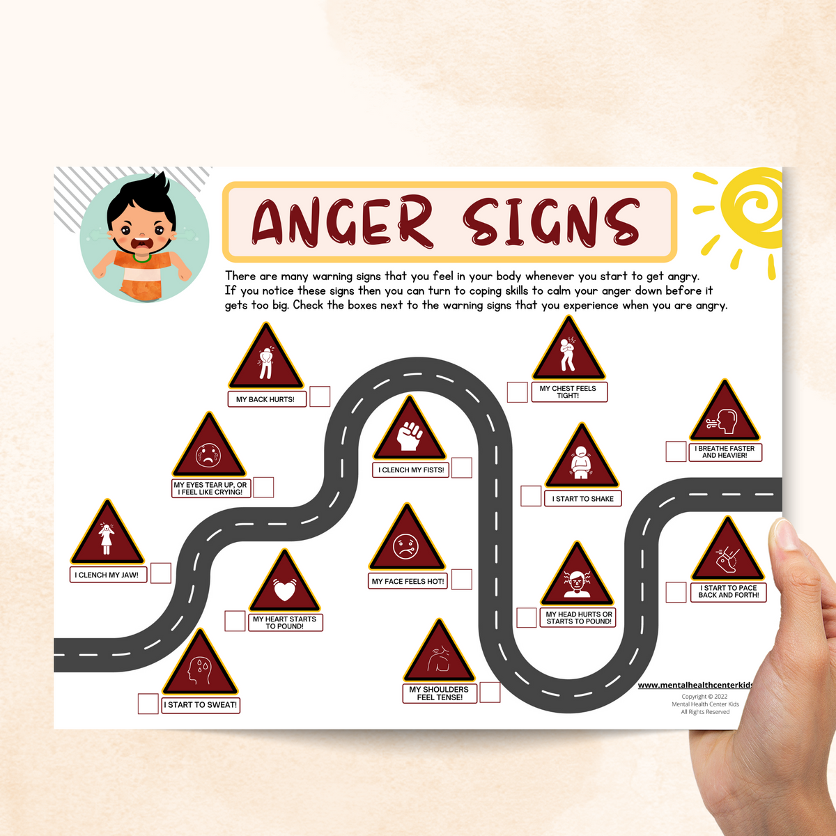 Signs of Anger – Mental Health Center Kids