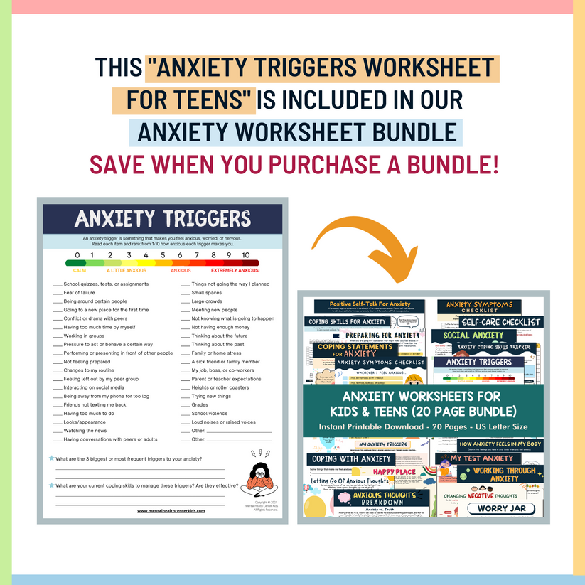 Anxiety Triggers for Teens – Mental Health Center Kids