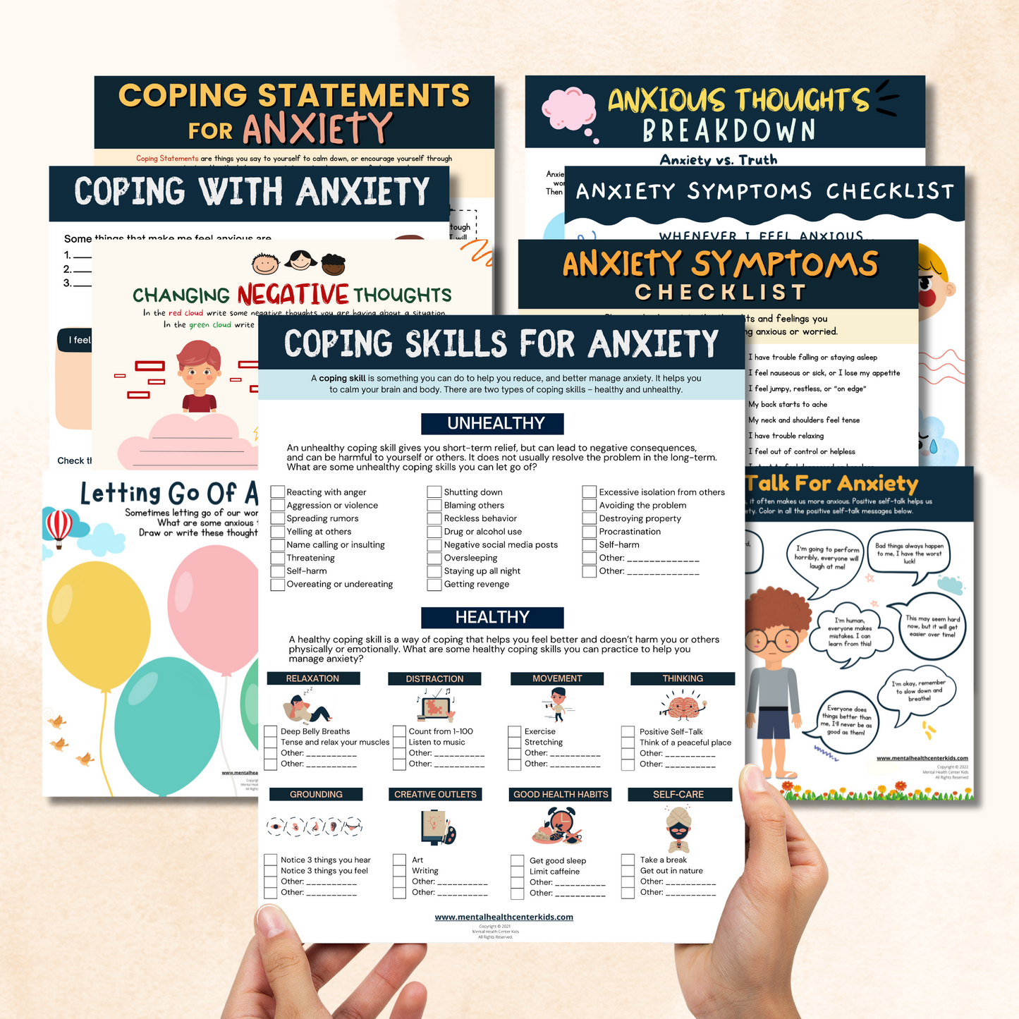 Anxiety Worksheets for Kids