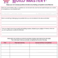 DBT Building Mastery Worksheet – Mental Health Center Kids