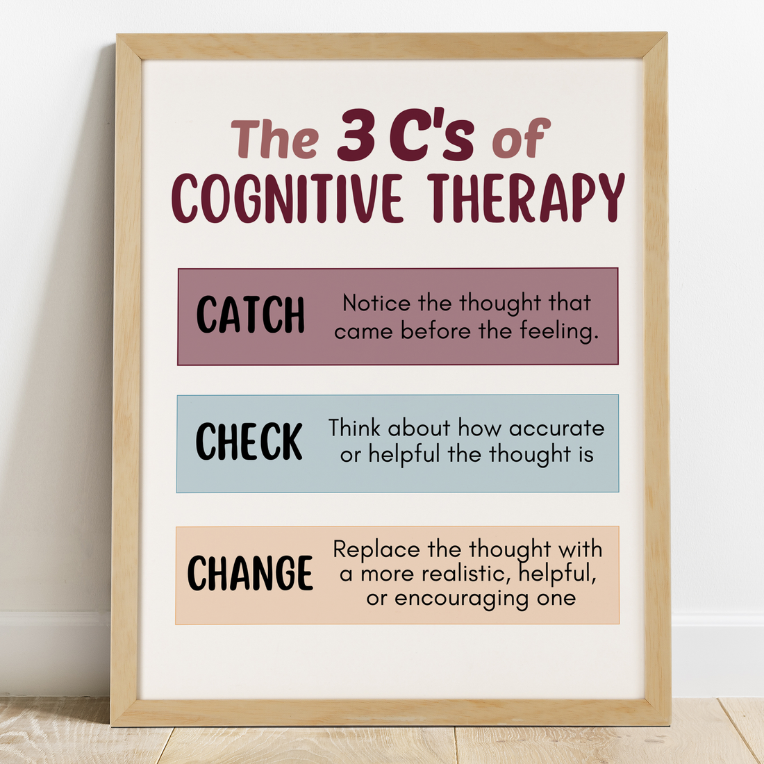 Catch It, Check It, Change It Mental Health Center Kids