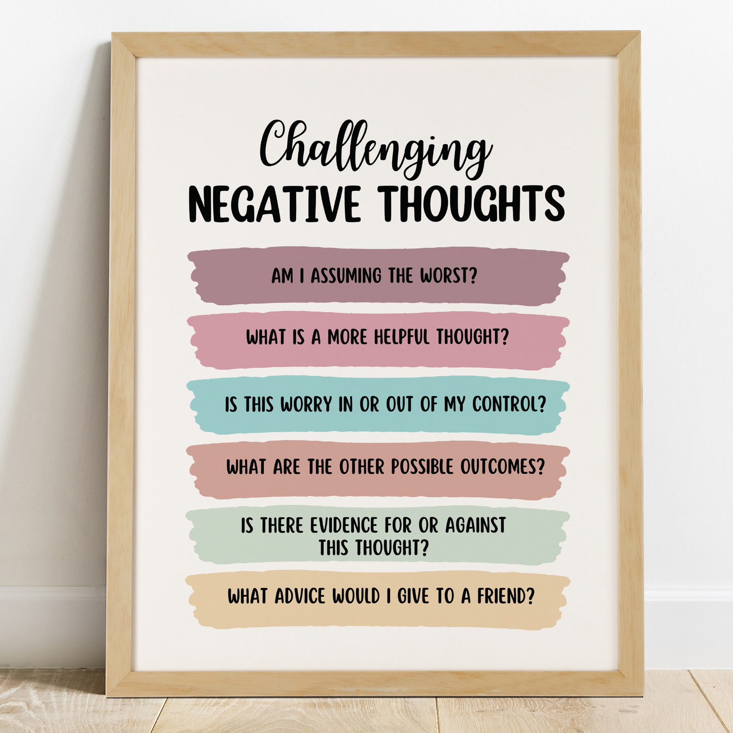 Challenging Negative Thoughts – Mental Health Center Kids