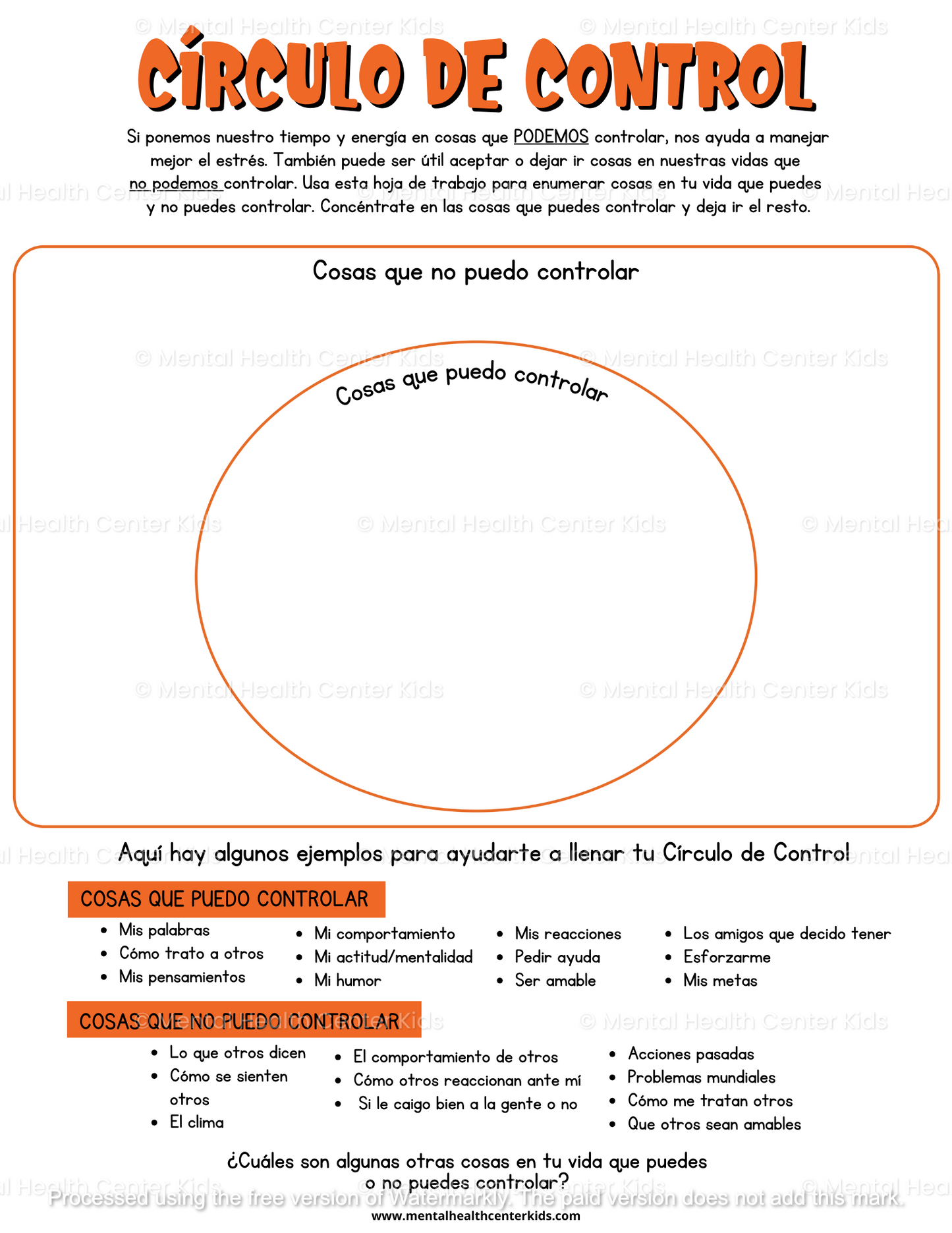 Circulo De Control 